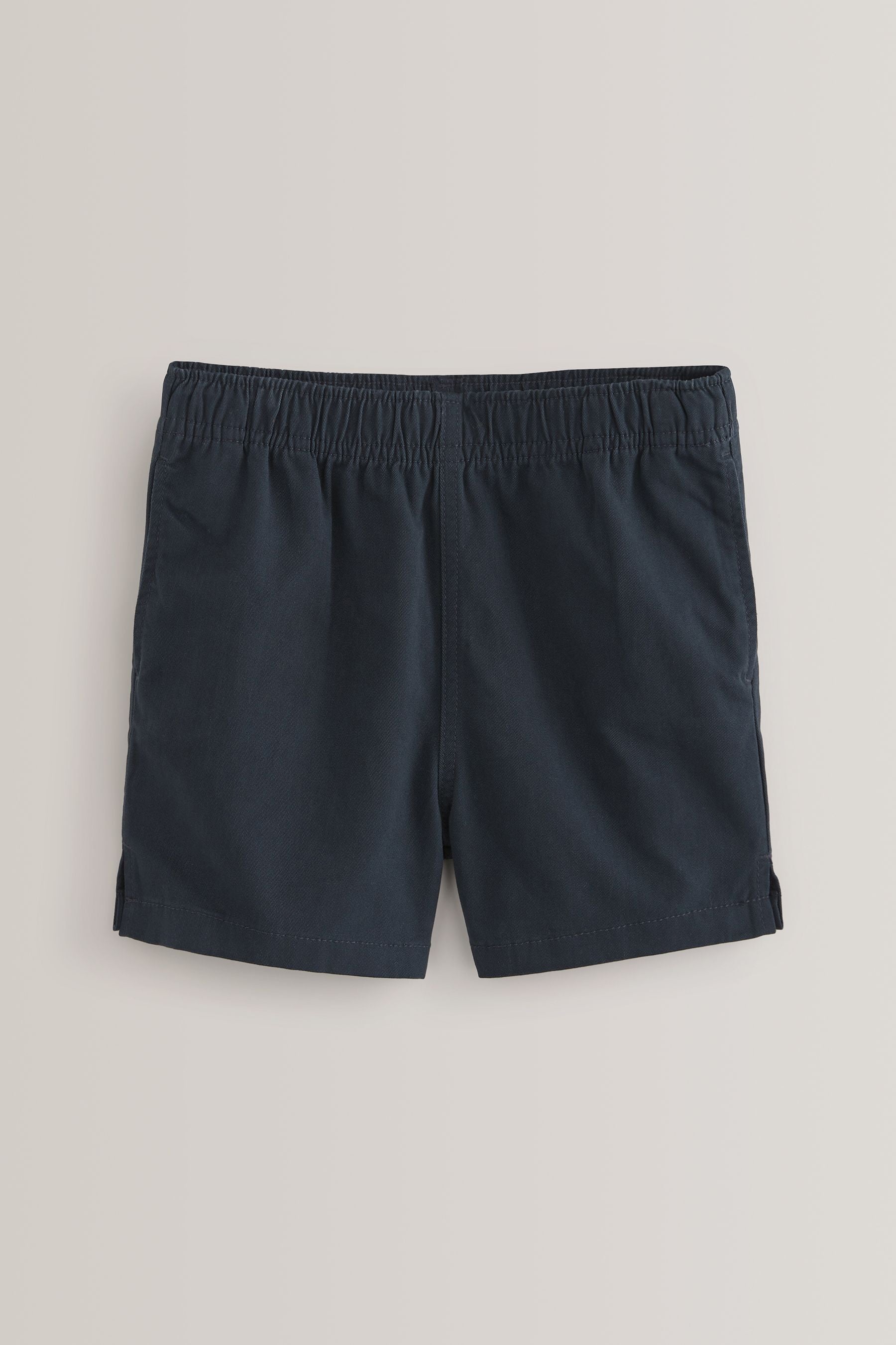 Navy Blue 100% Cotton Rugby Sports Shorts (3-16yrs)