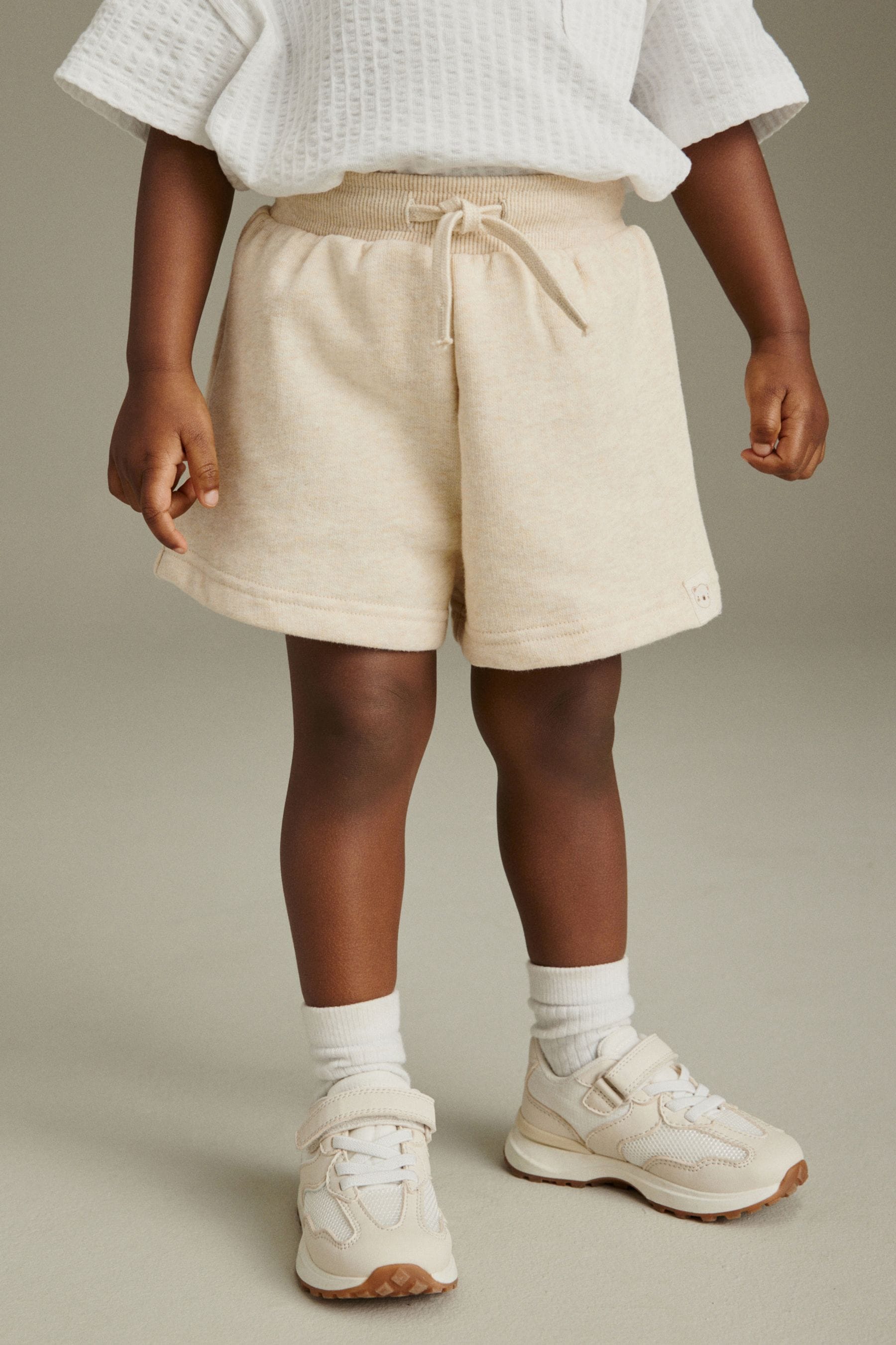 Cream Jogger Shorts (3mths-7yrs)