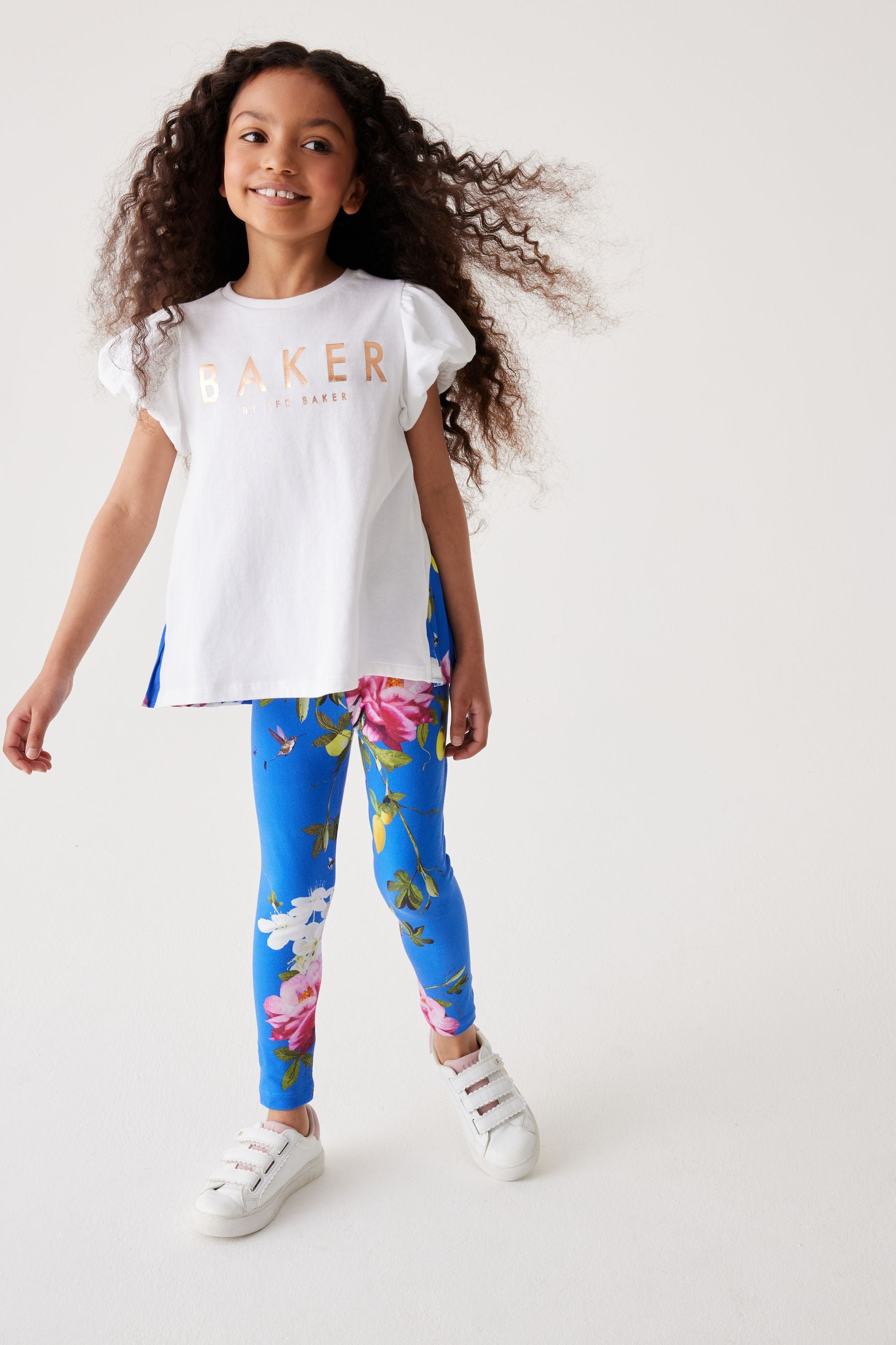 Baker by Ted Baker Pleated T-Shirt And Leggings Set