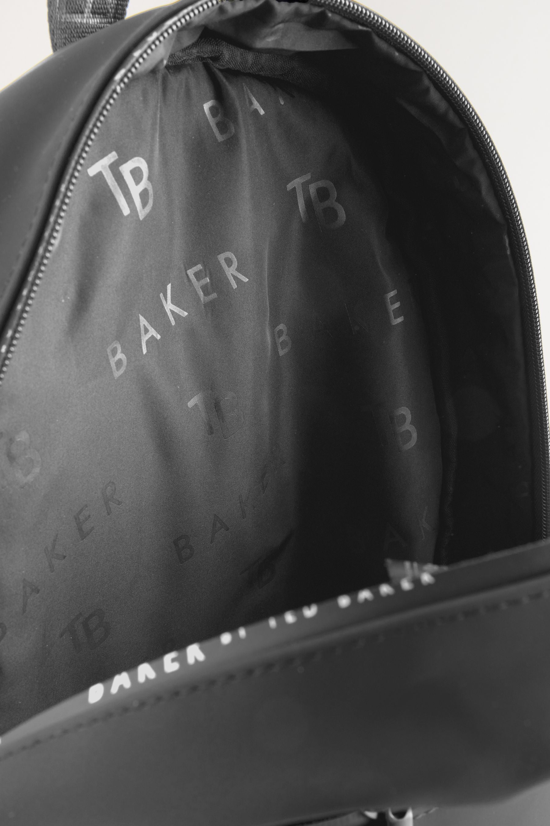 Baker by Ted Baker Boys Back to School Black Backpack with Pencil Case