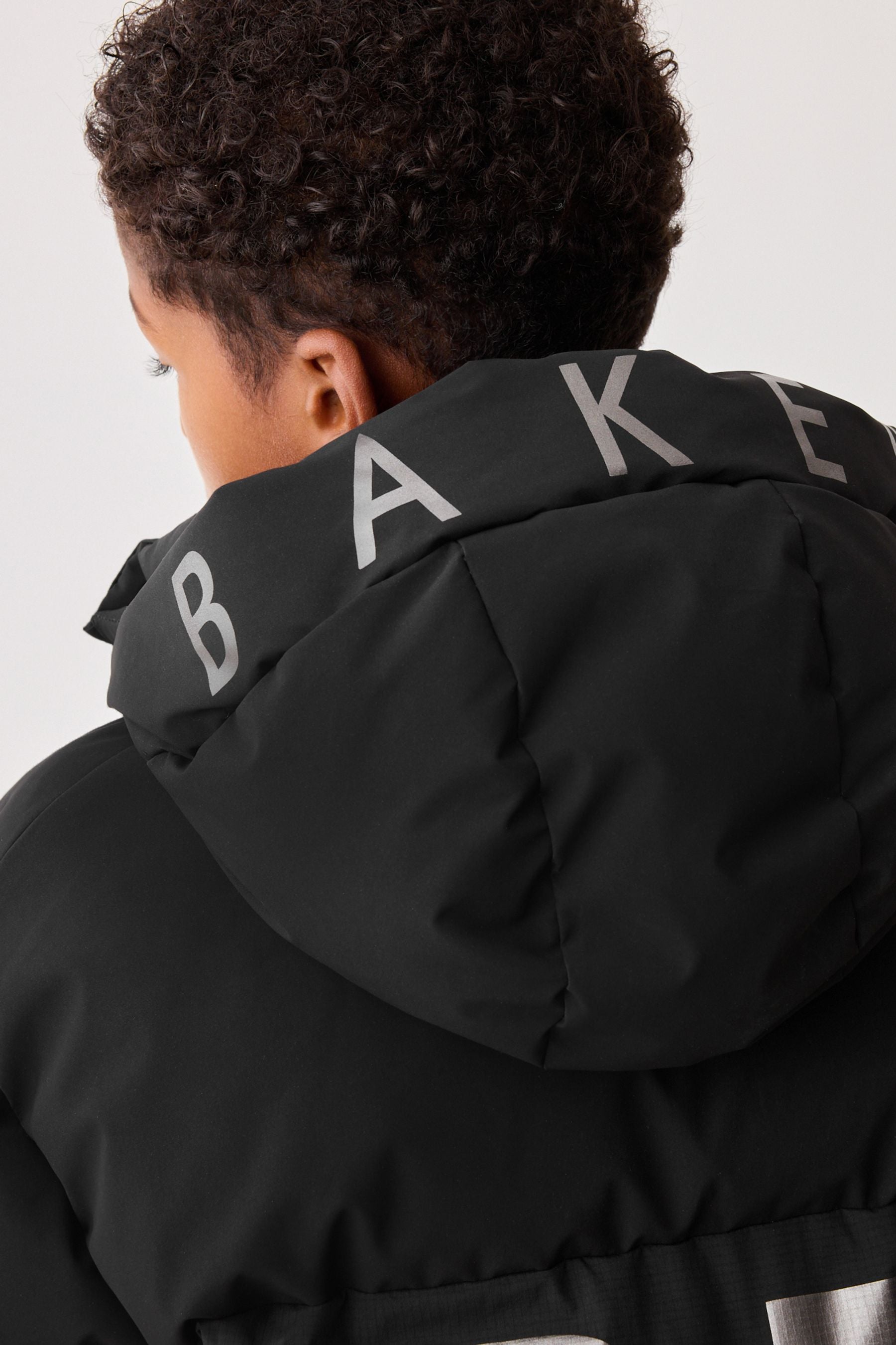 Baker by Ted Baker Shower Resistant Black Coat