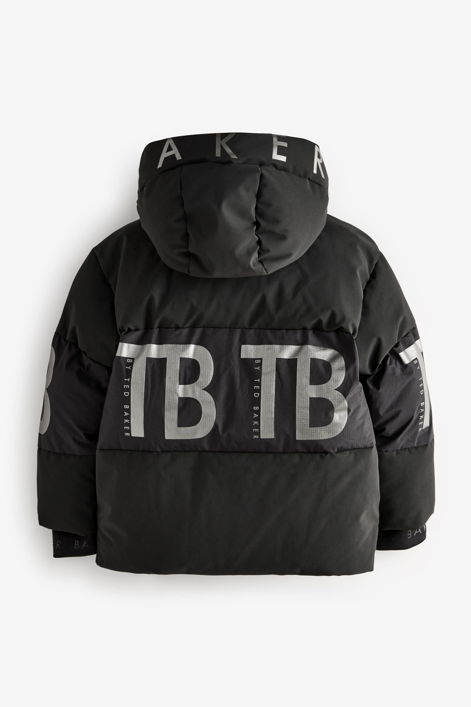 Baker by Ted Baker Shower Resistant Black Coat