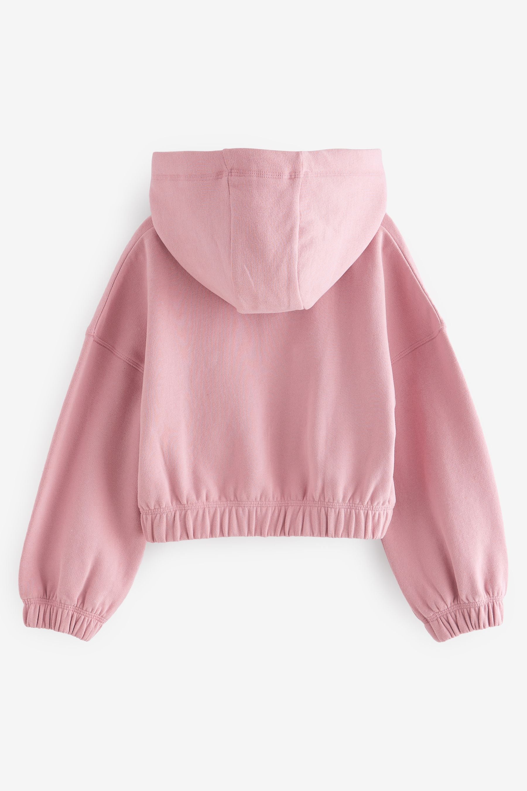 Pink Cropped Hoodie (3-16yrs)