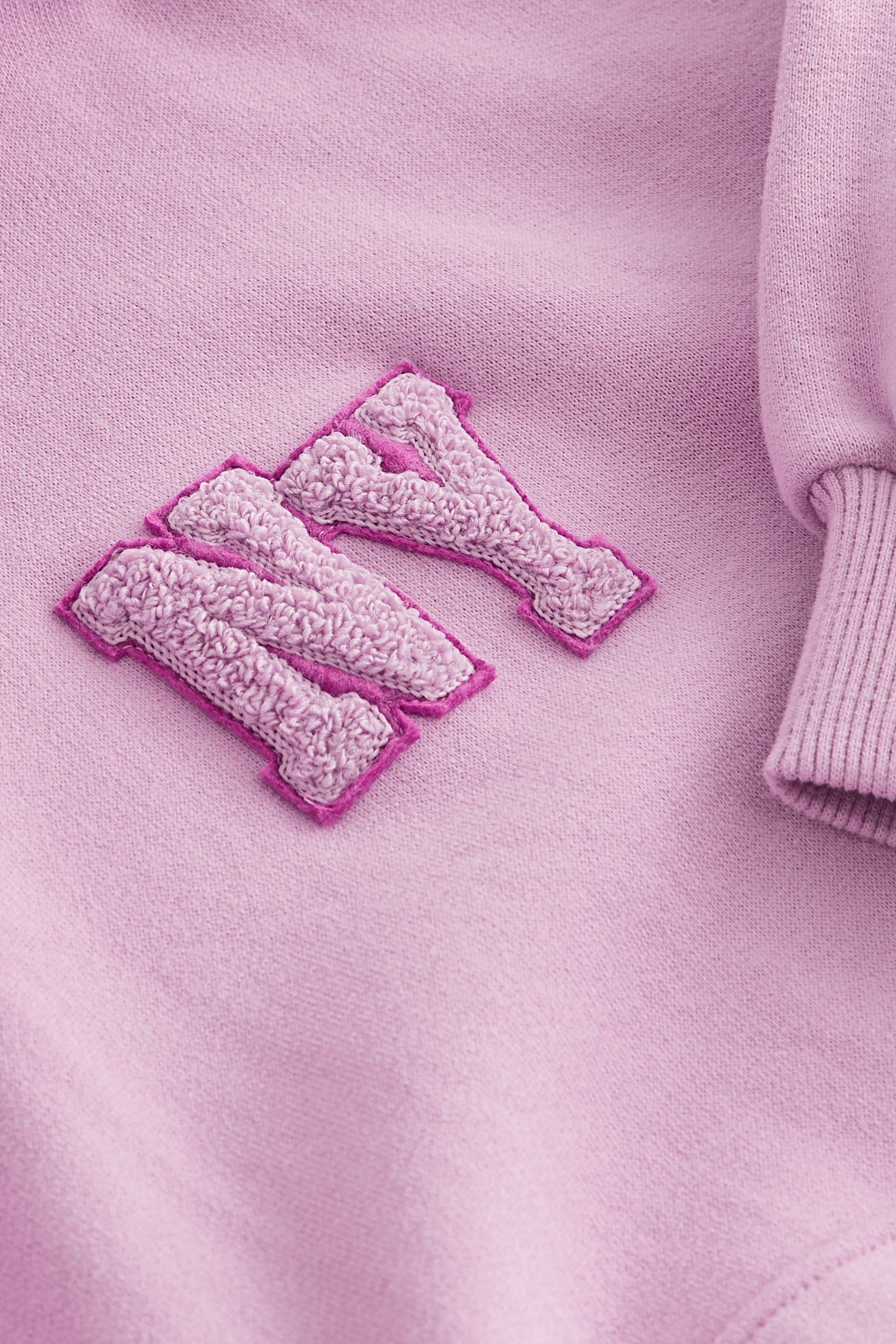 Pink Boucle Applique Hoodie (3-16yrs)