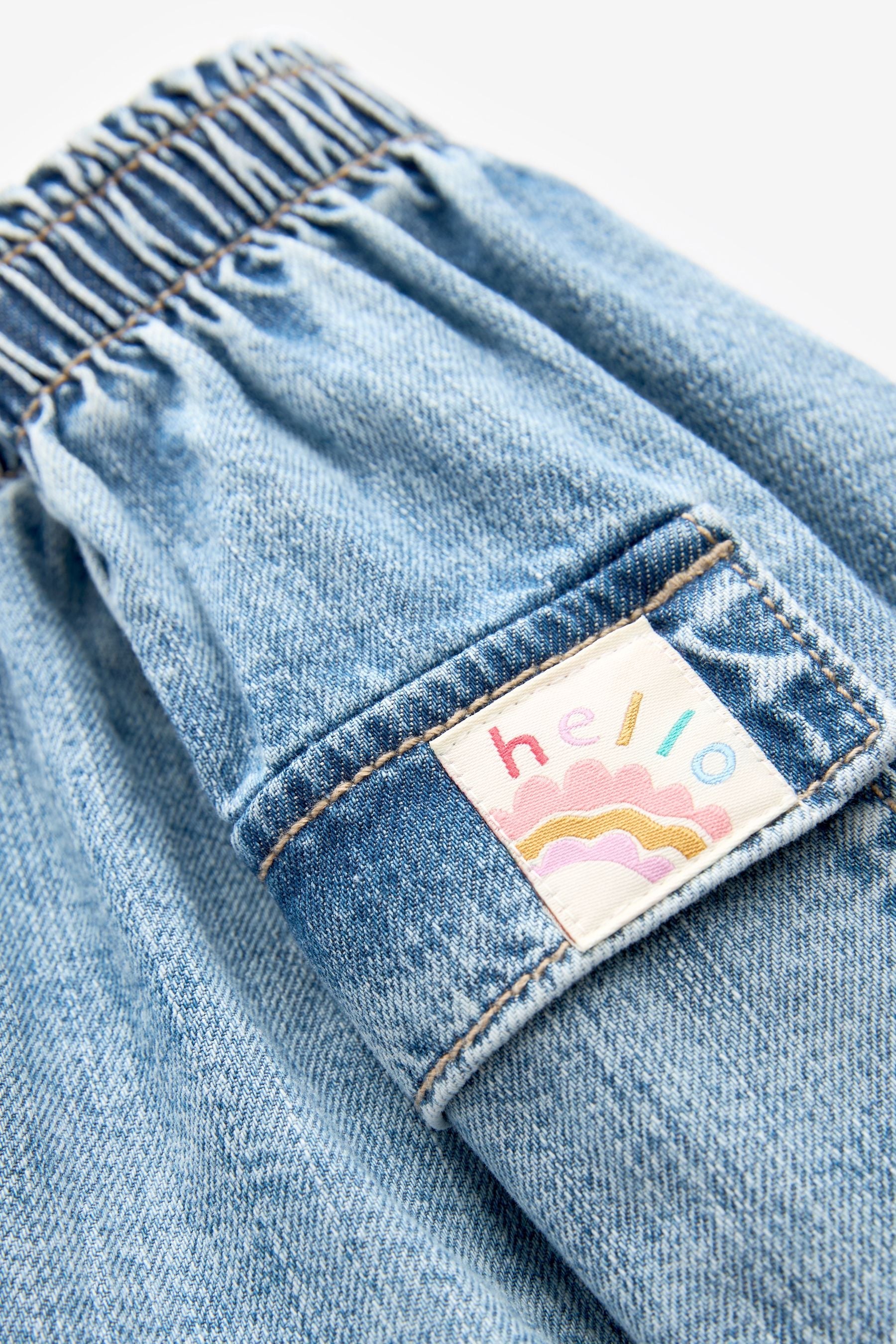 Denim Cargo 100% Cotton Skirt (3mths-7yrs)