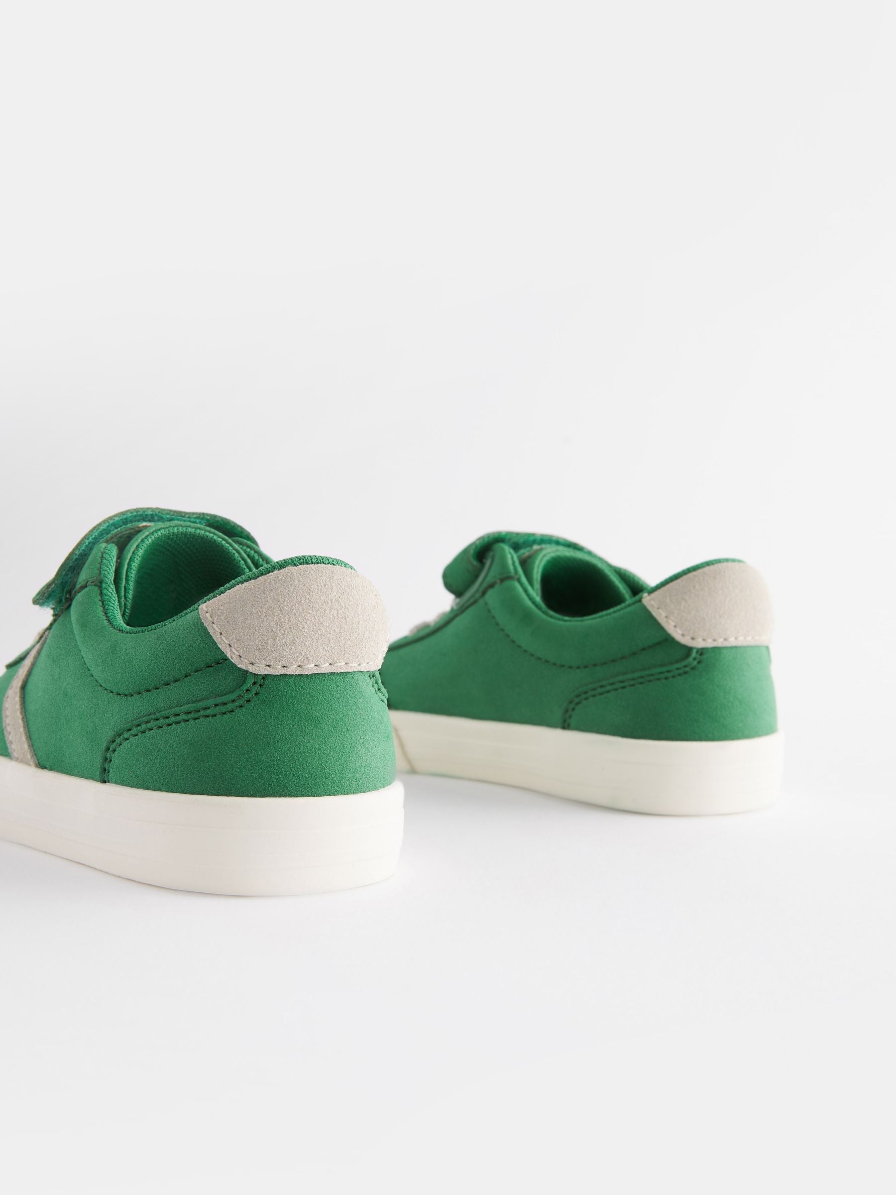 Green Touch Fastening Elastic Lace Trainers