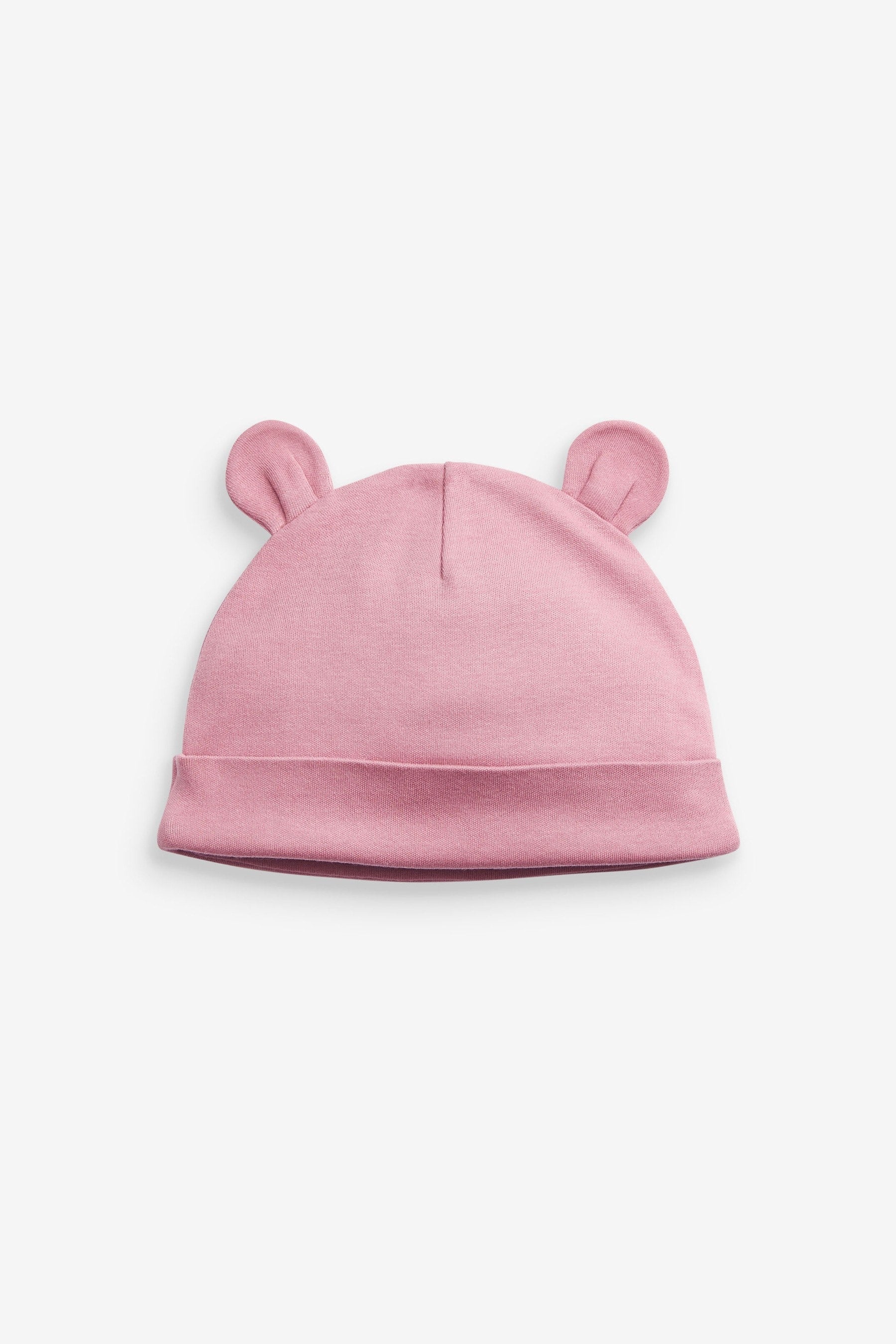 Pink 3 Pack Baby Beanie Hats (0-18mths)-<span style="color: #ff2a00;">Fawry</span>