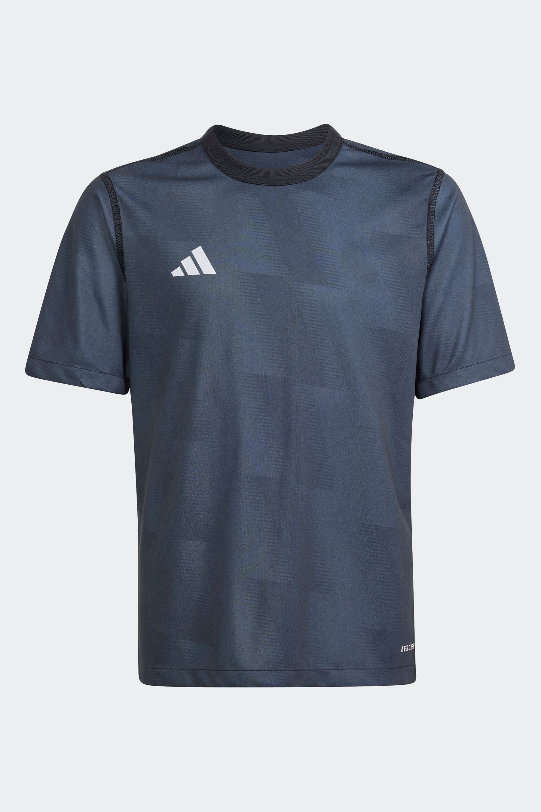 adidas Black/Blue REV 24 Jersey T-Shirt