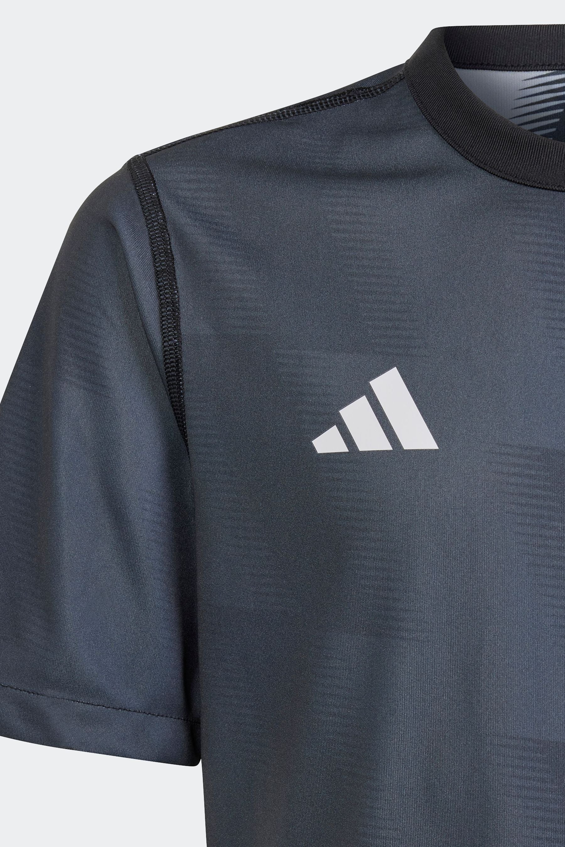 adidas Black/Blue REV 24 Jersey T-Shirt