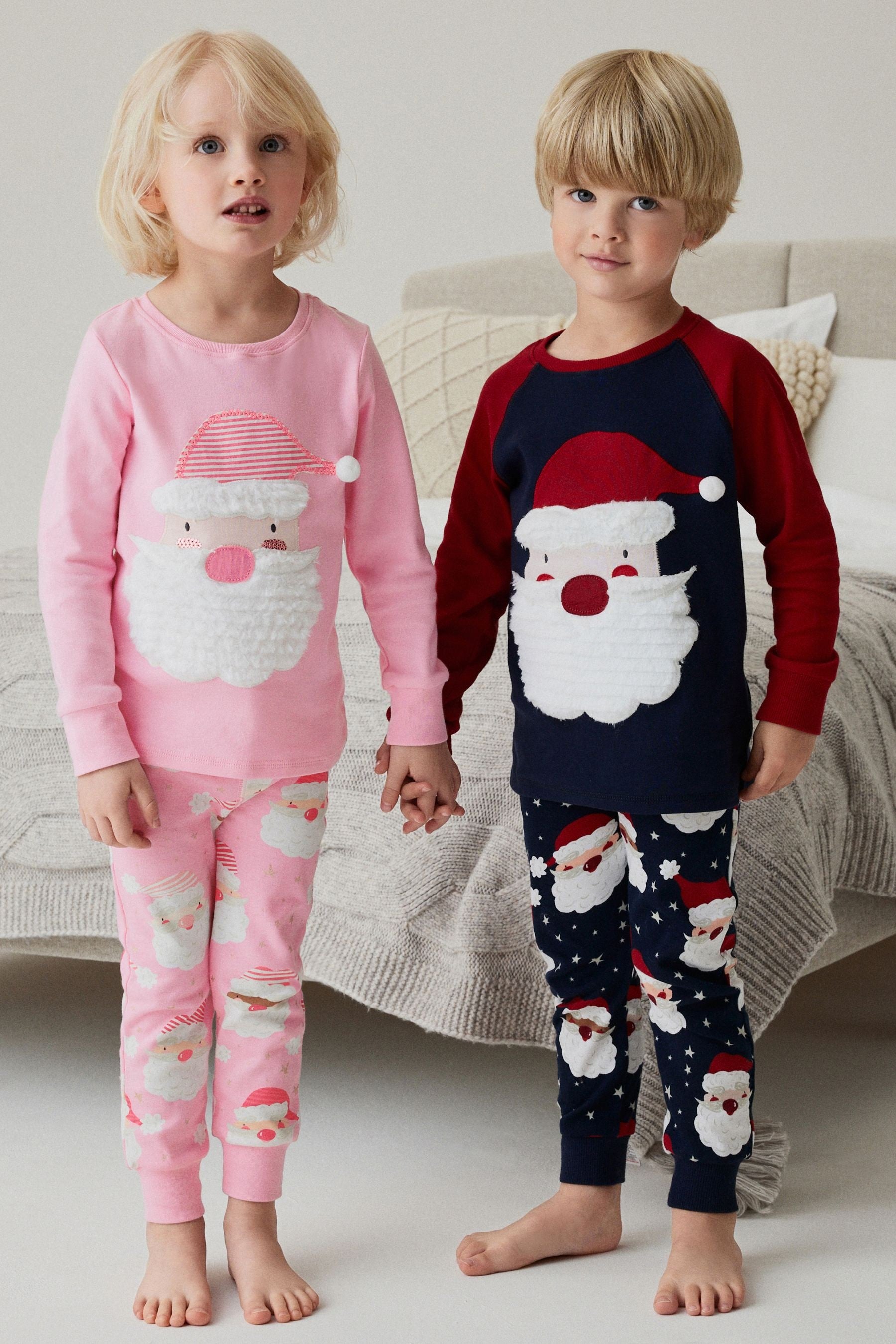 Girls christmas pyjamas next sale