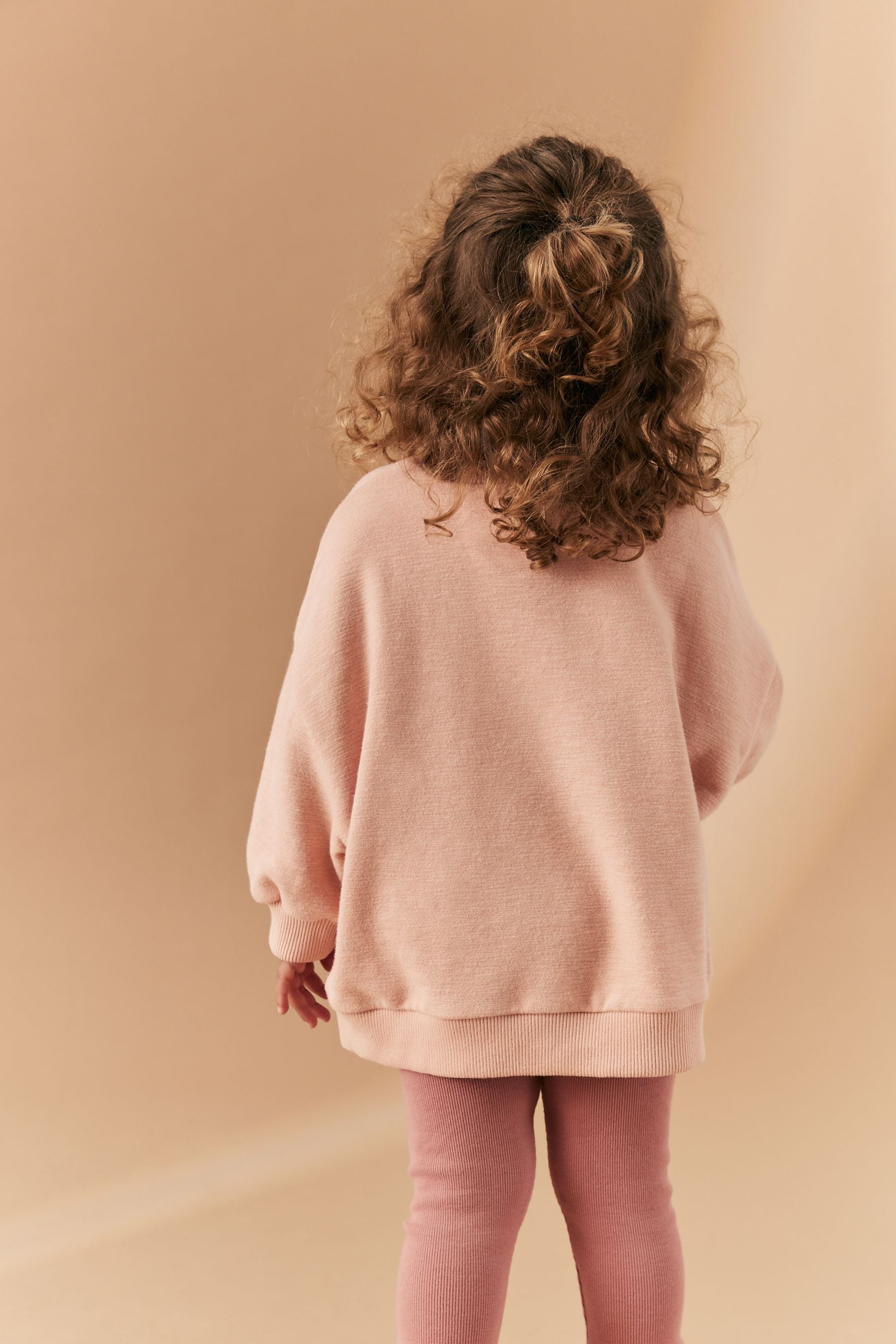 Pink Relaxed Fit Sweater And Leggings Set (3mths-7yrs)