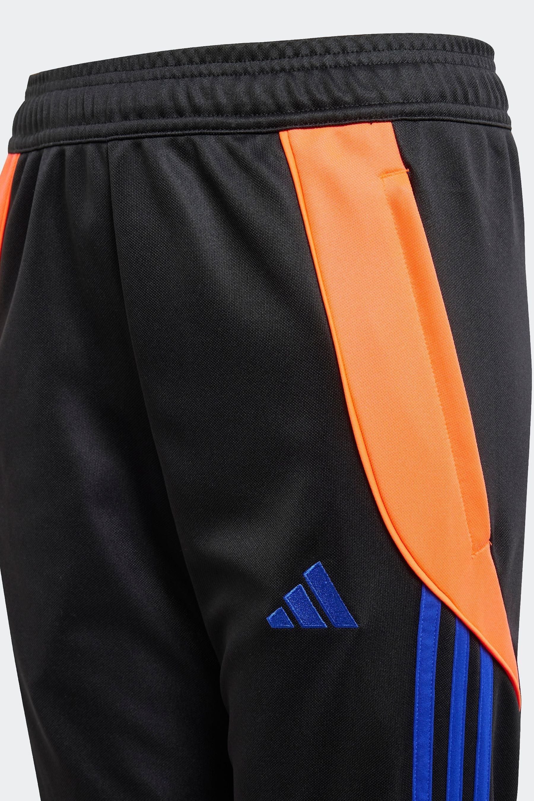 Black White adidas Juniors Trackpants