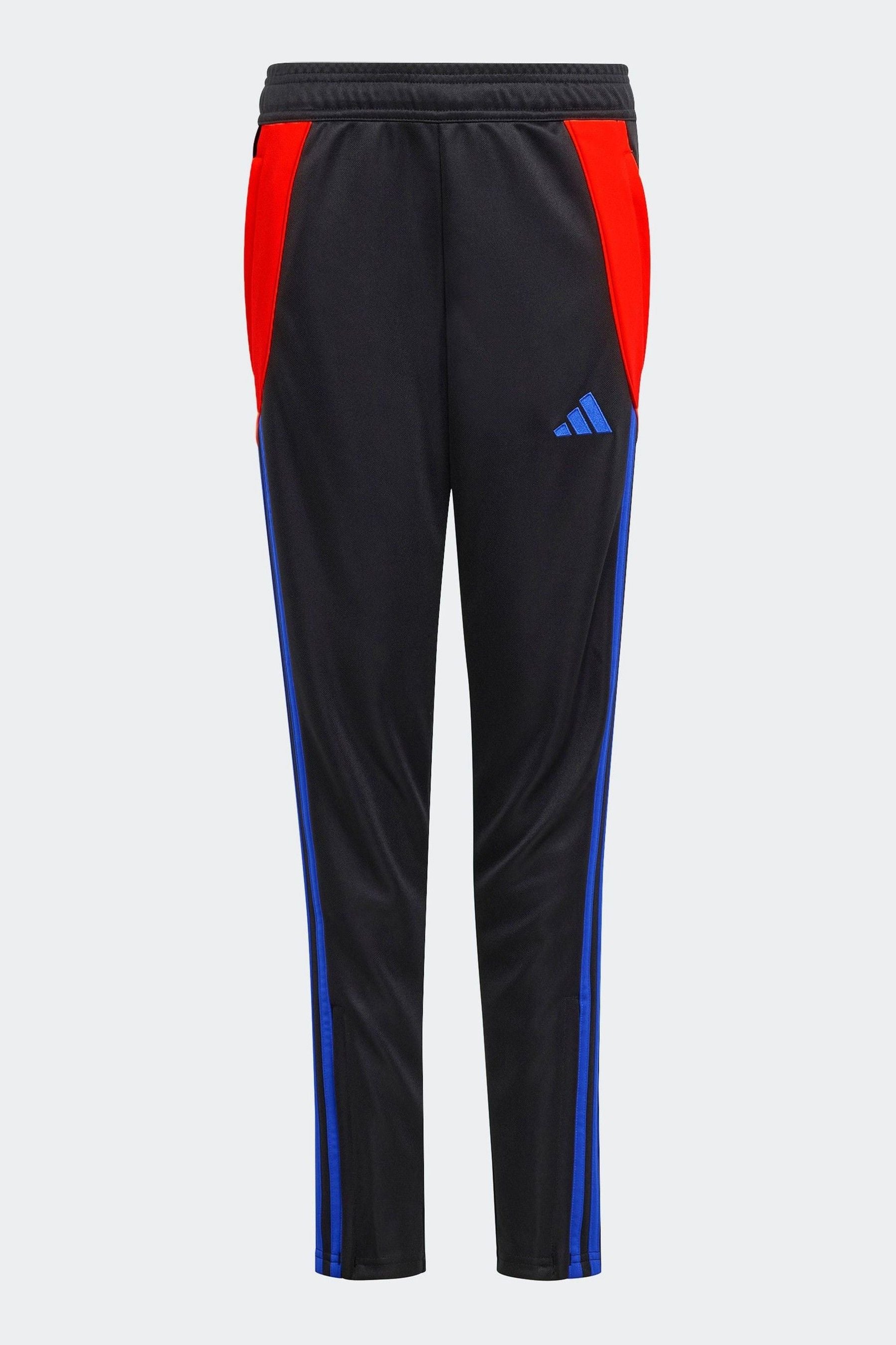 Black White adidas Juniors Trackpants