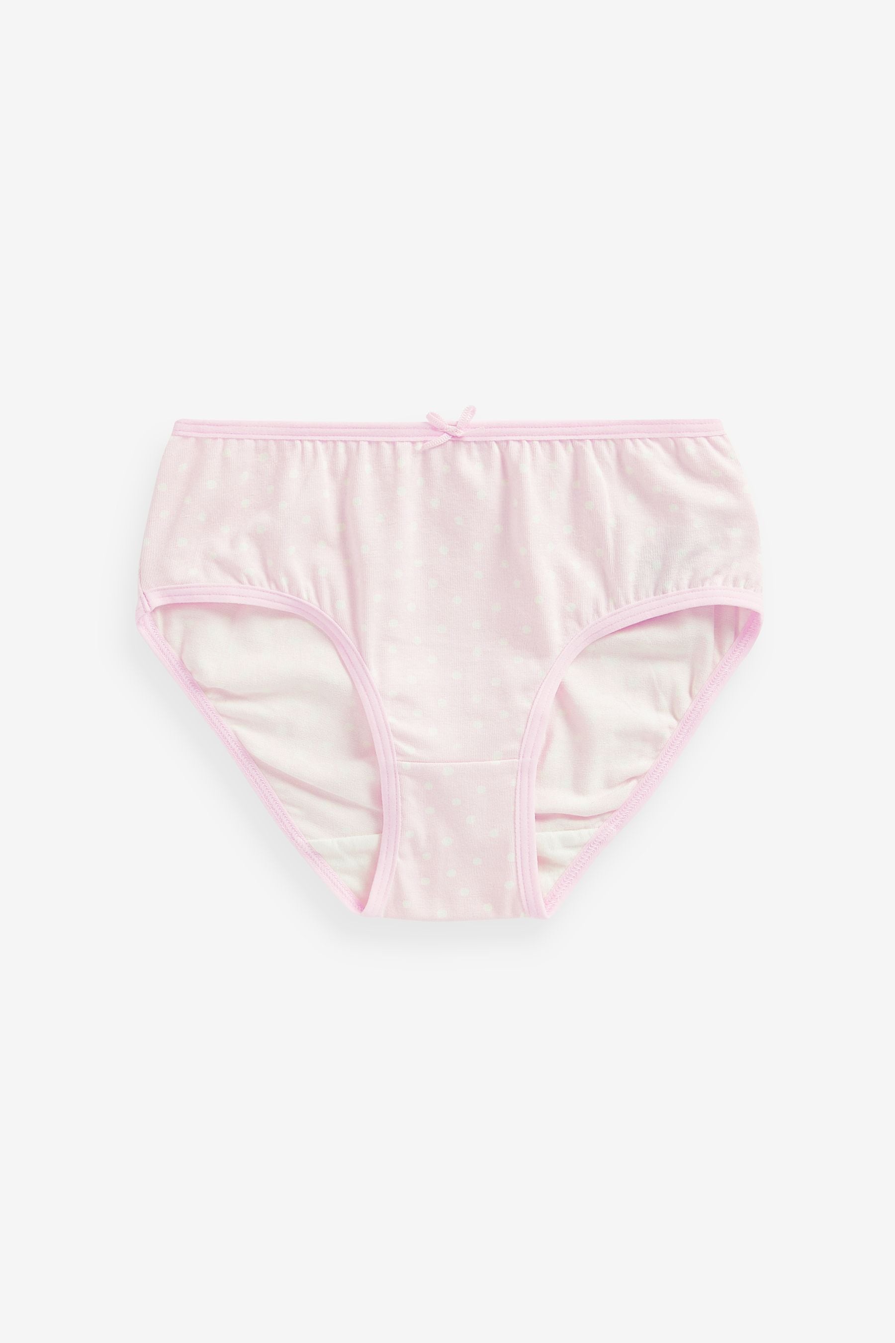 Pink/White Briefs 10 Pack (1.5-16yrs)