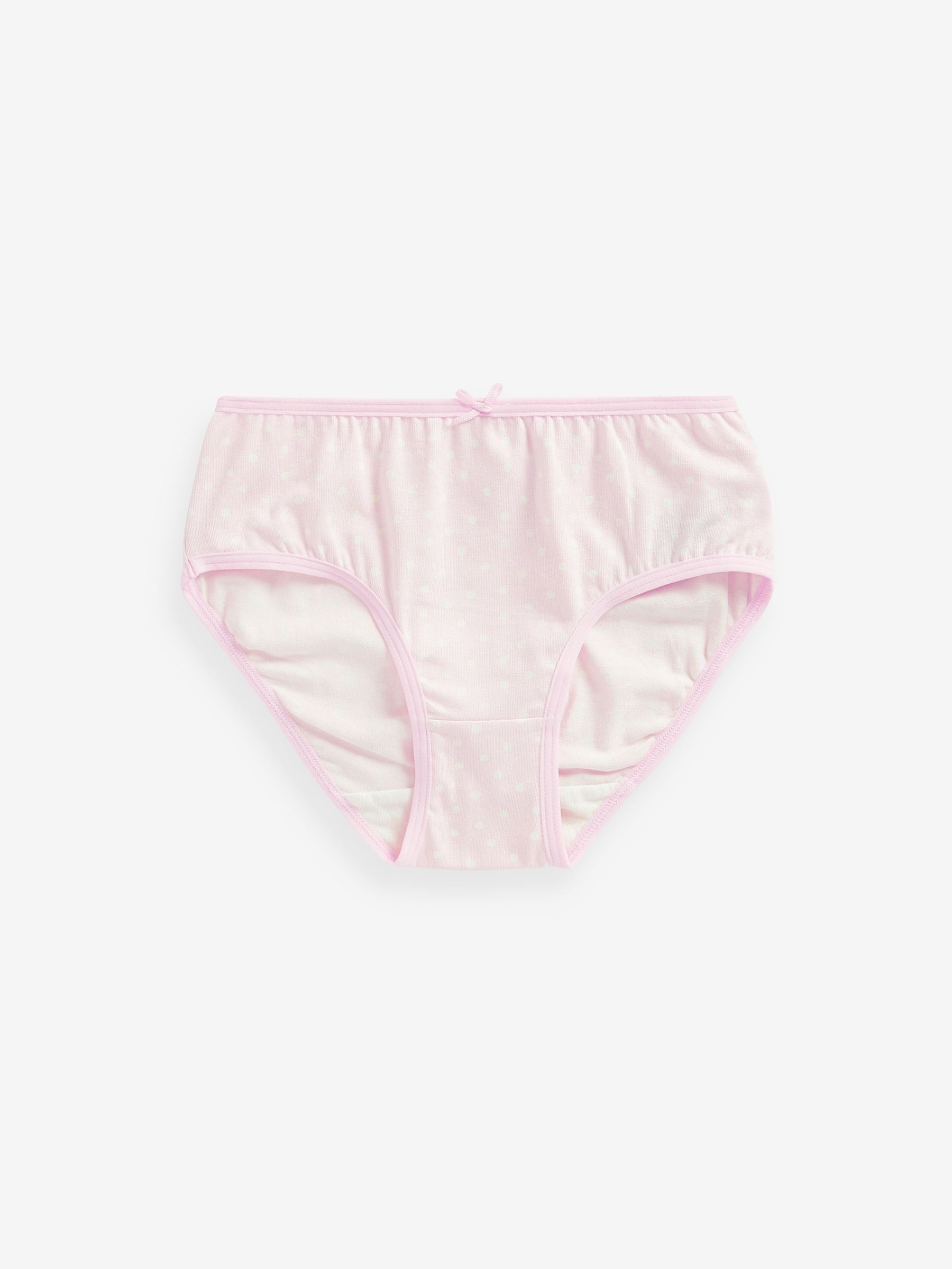 Pink/White Briefs 10 Pack (1.5-16yrs)