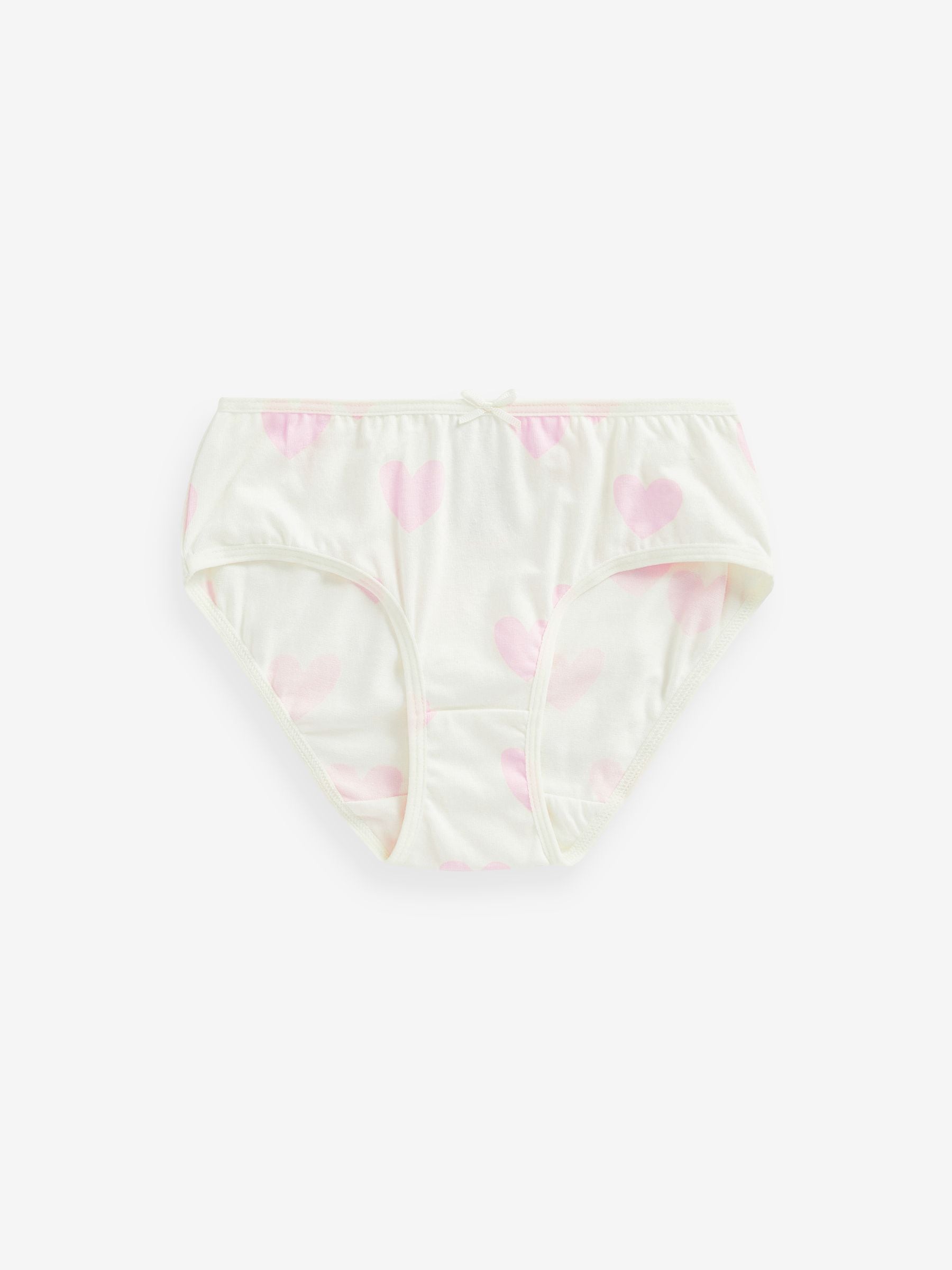 Pink/White Briefs 10 Pack (1.5-16yrs)