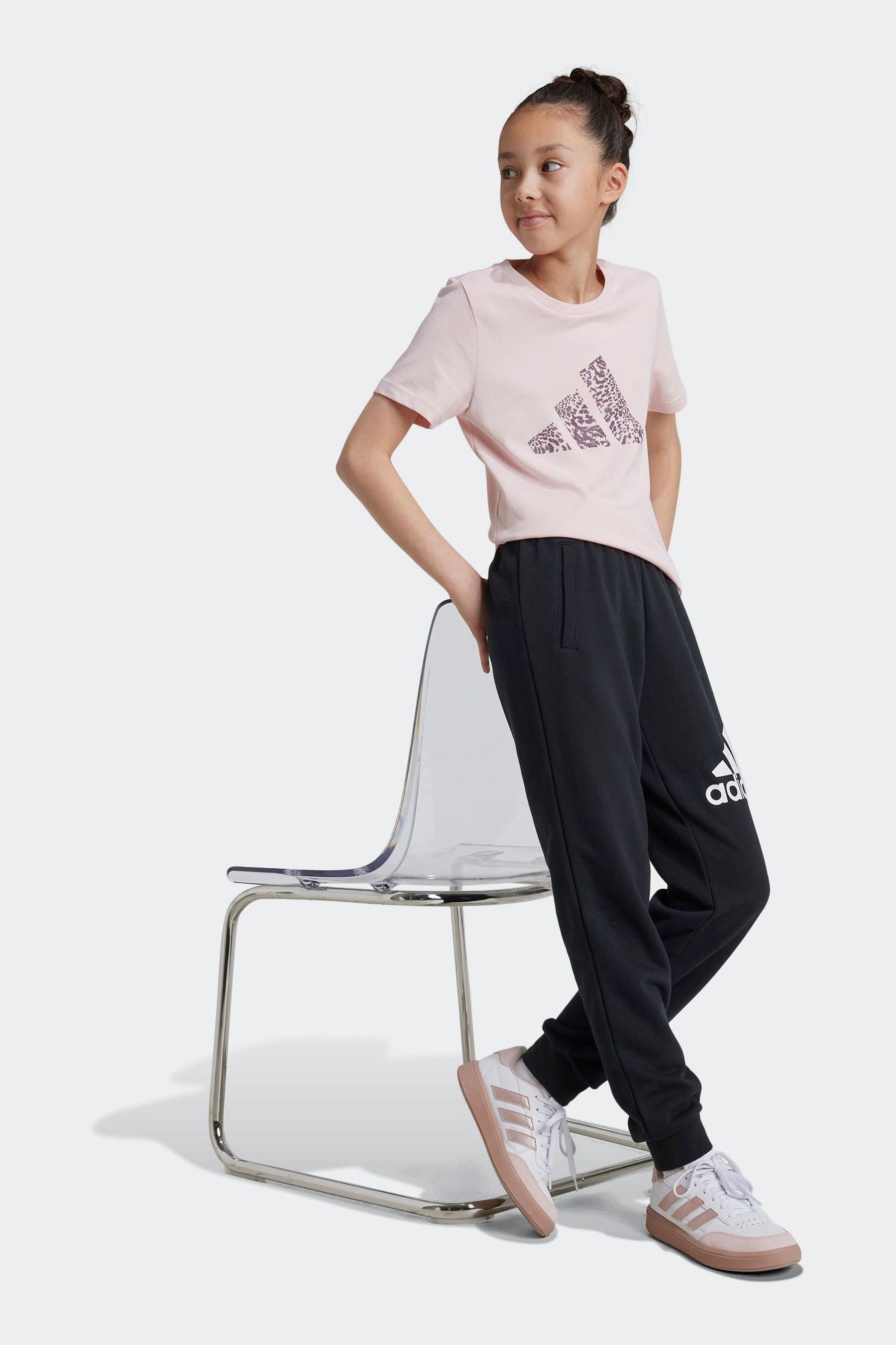 adidas Pink Training Graphic T-Shirt