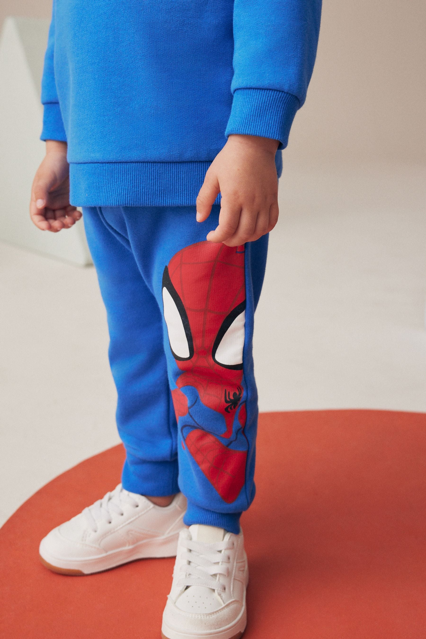 Cobalt Blue Spiderman Sweatshirt and Joggers Set (9mths-8yrs)