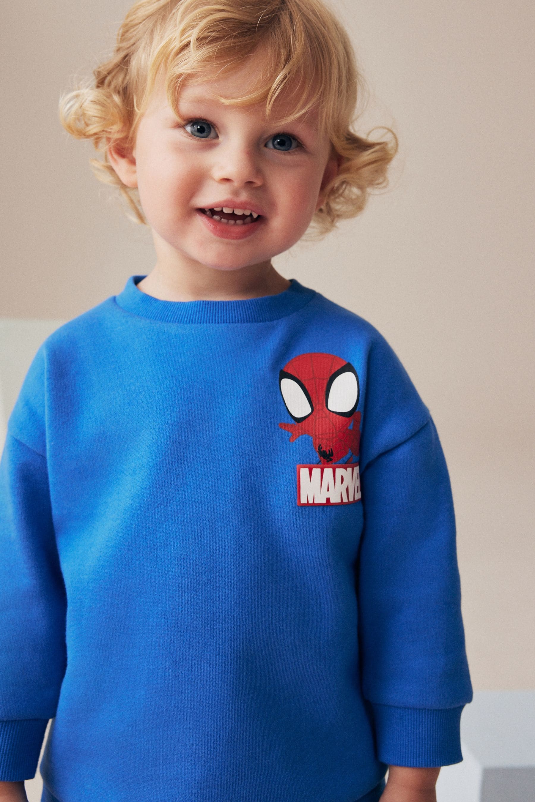 Cobalt Blue Spiderman Sweatshirt and Joggers Set (9mths-8yrs)