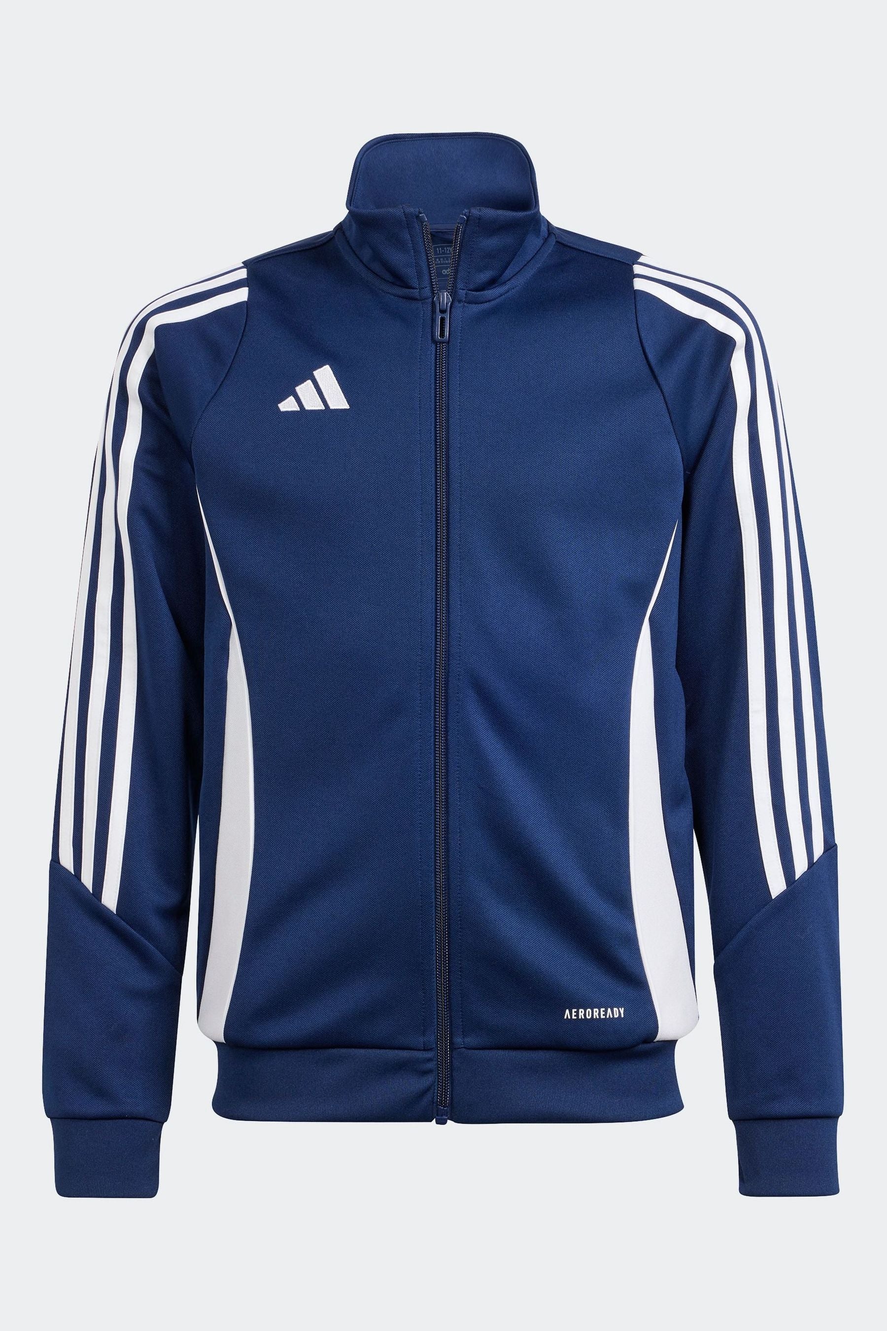 adidas Blue White Tiro 24 Training Jacket