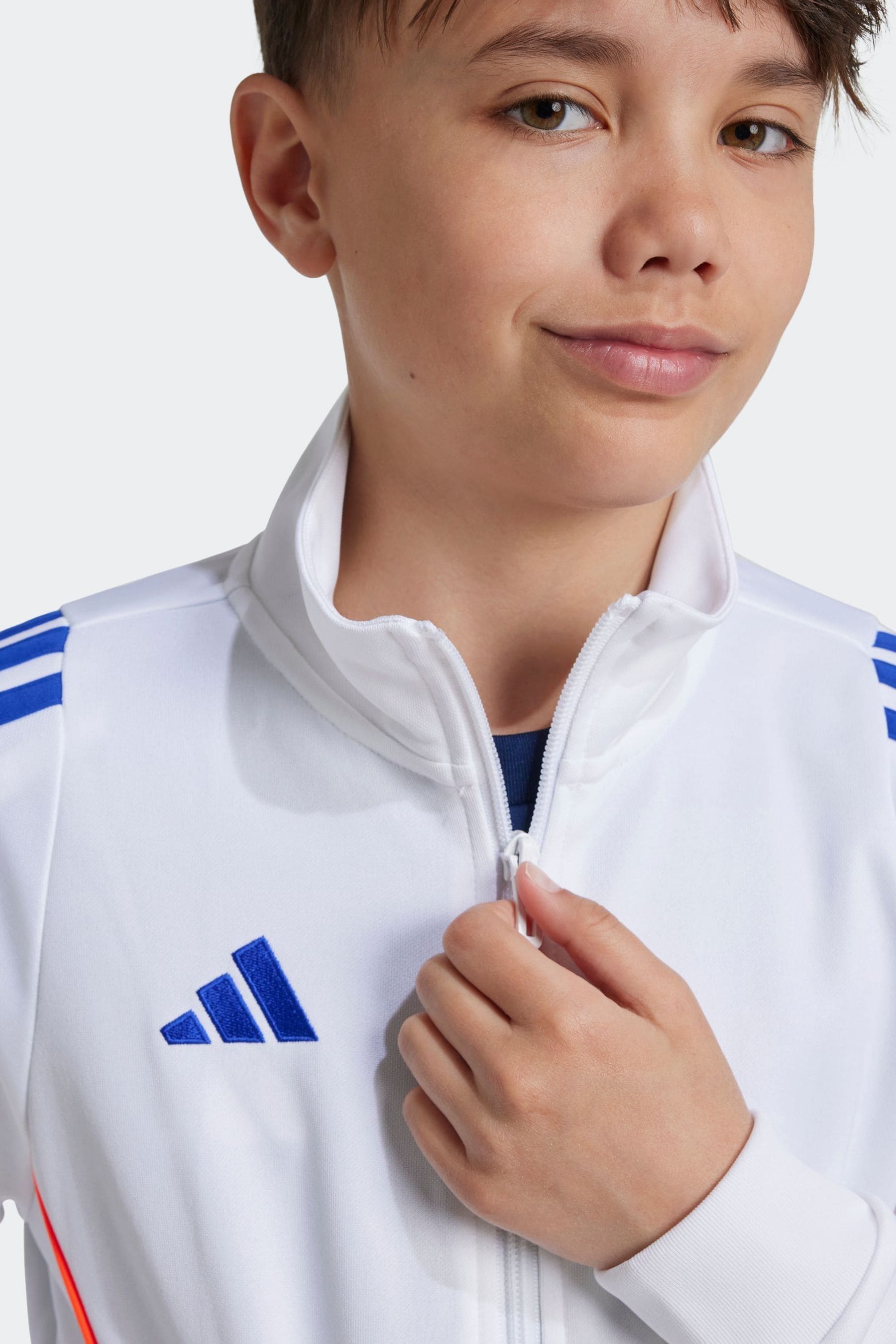 adidas White Tiro 24 Training Jacket