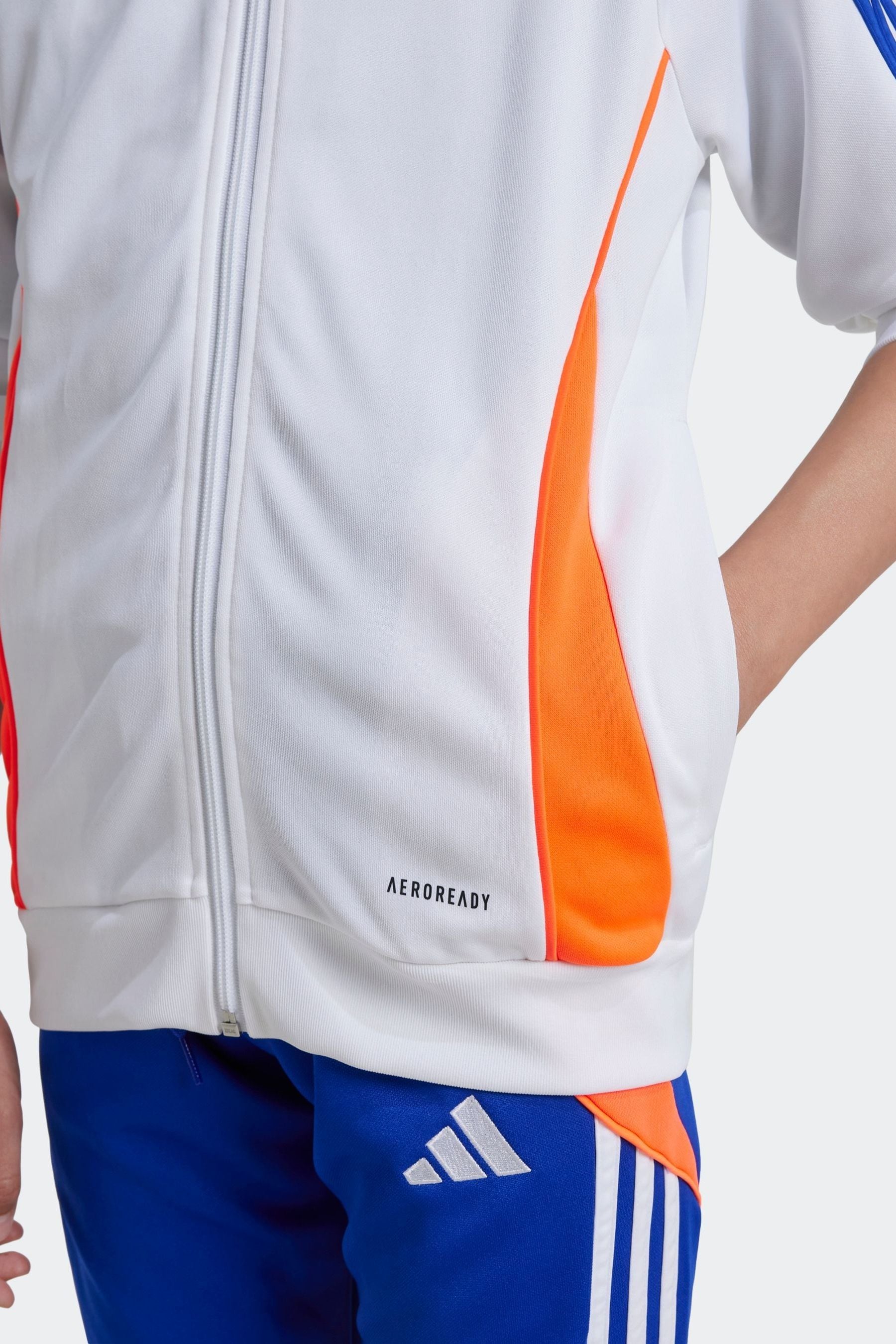 adidas White Tiro 24 Training Jacket