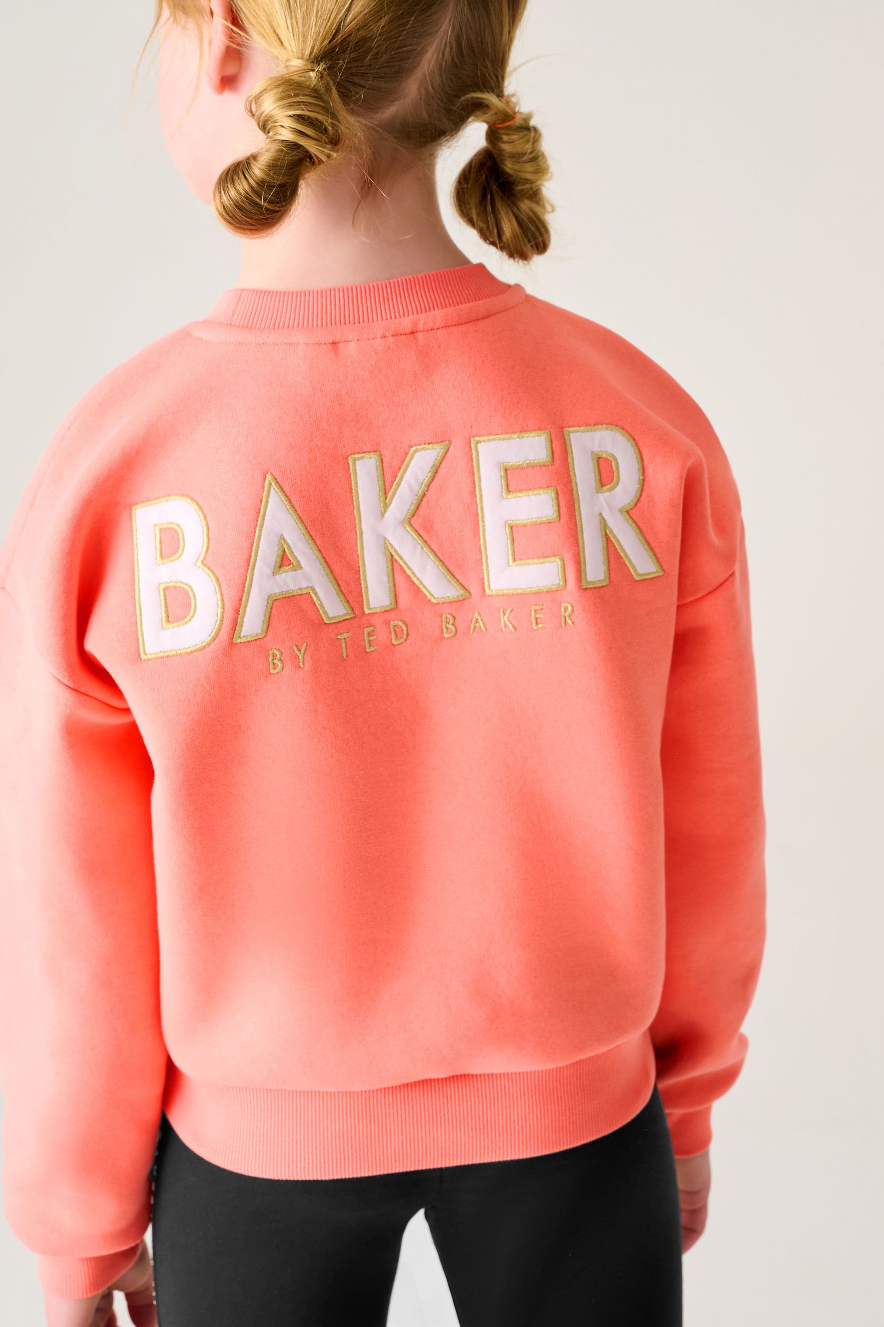 Baker by Ted Baker Apricot Sweater And Cycling Shorts Set