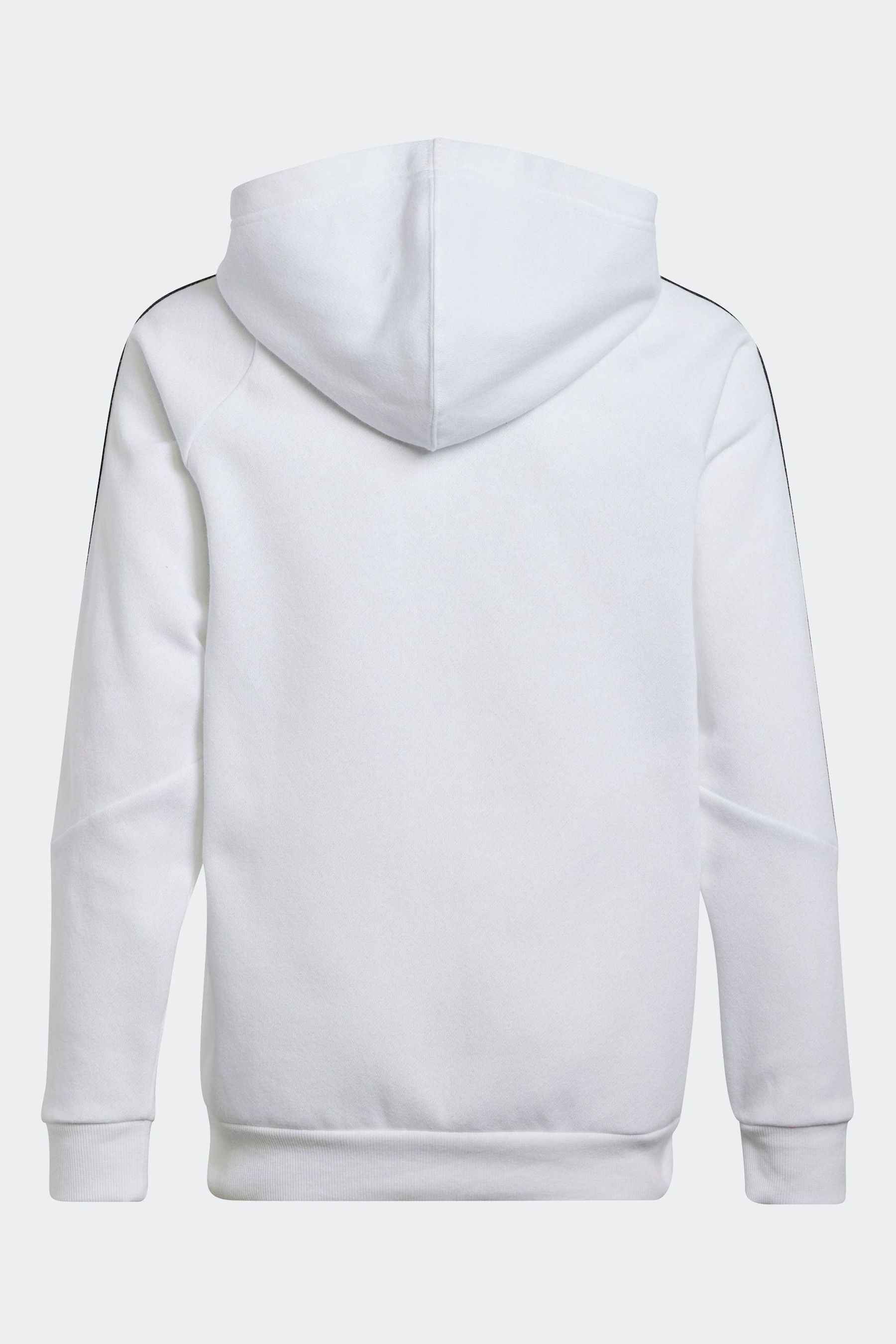 adidas White Black Tiro 24 Sweat Hoodie