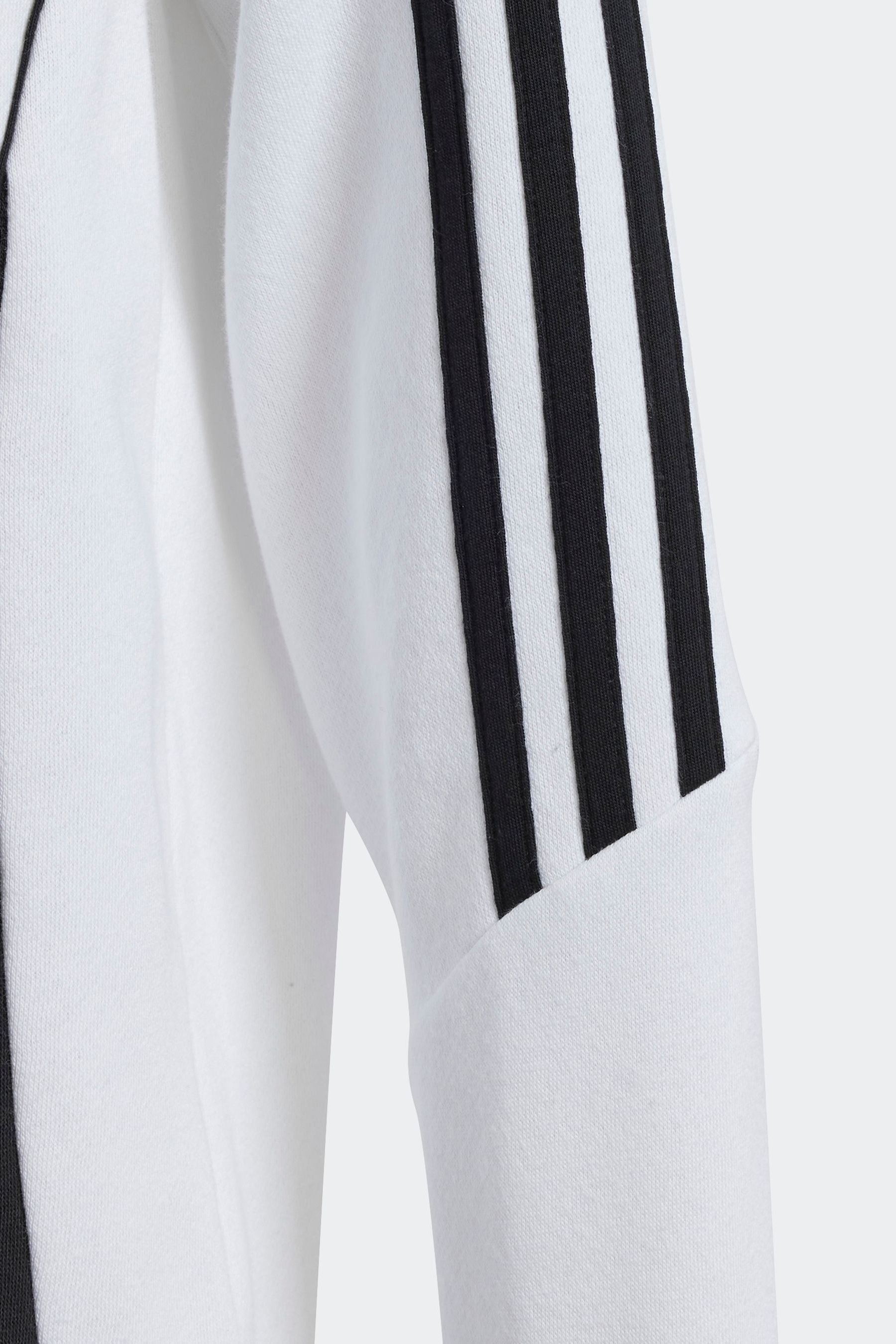 adidas White Black Tiro 24 Sweat Hoodie