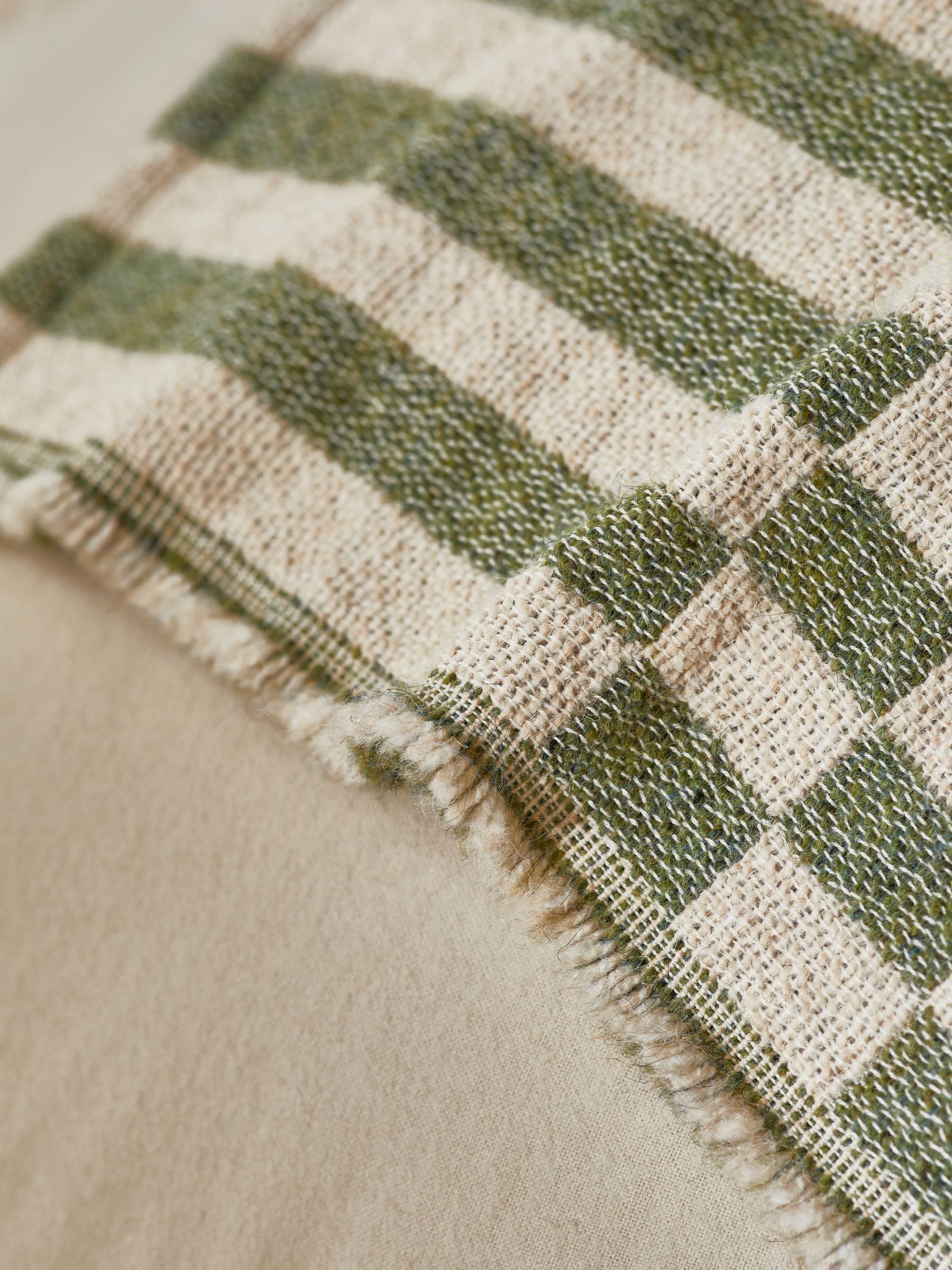 Green Jessie Knitted Throw