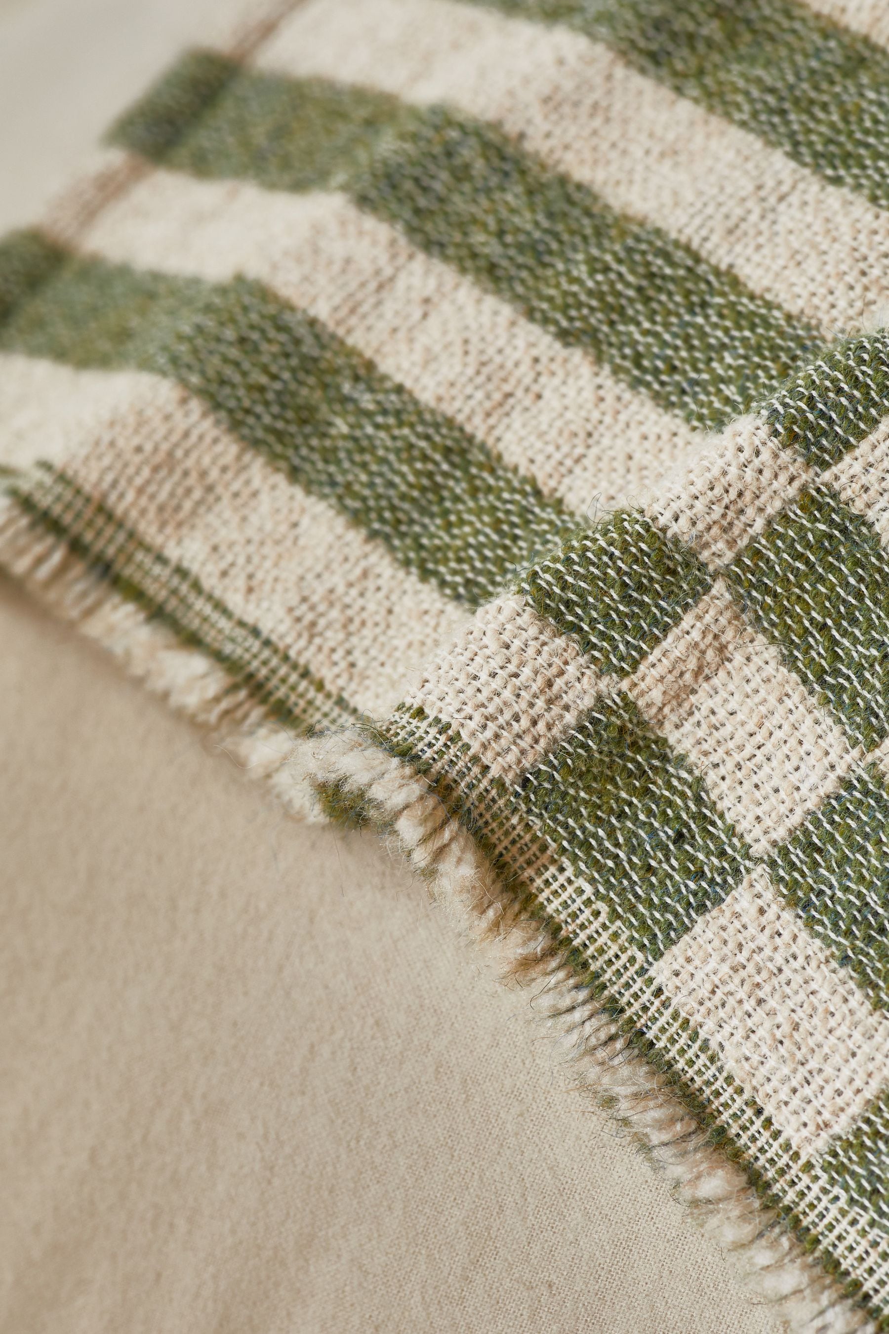 Green Jessie Knitted Throw