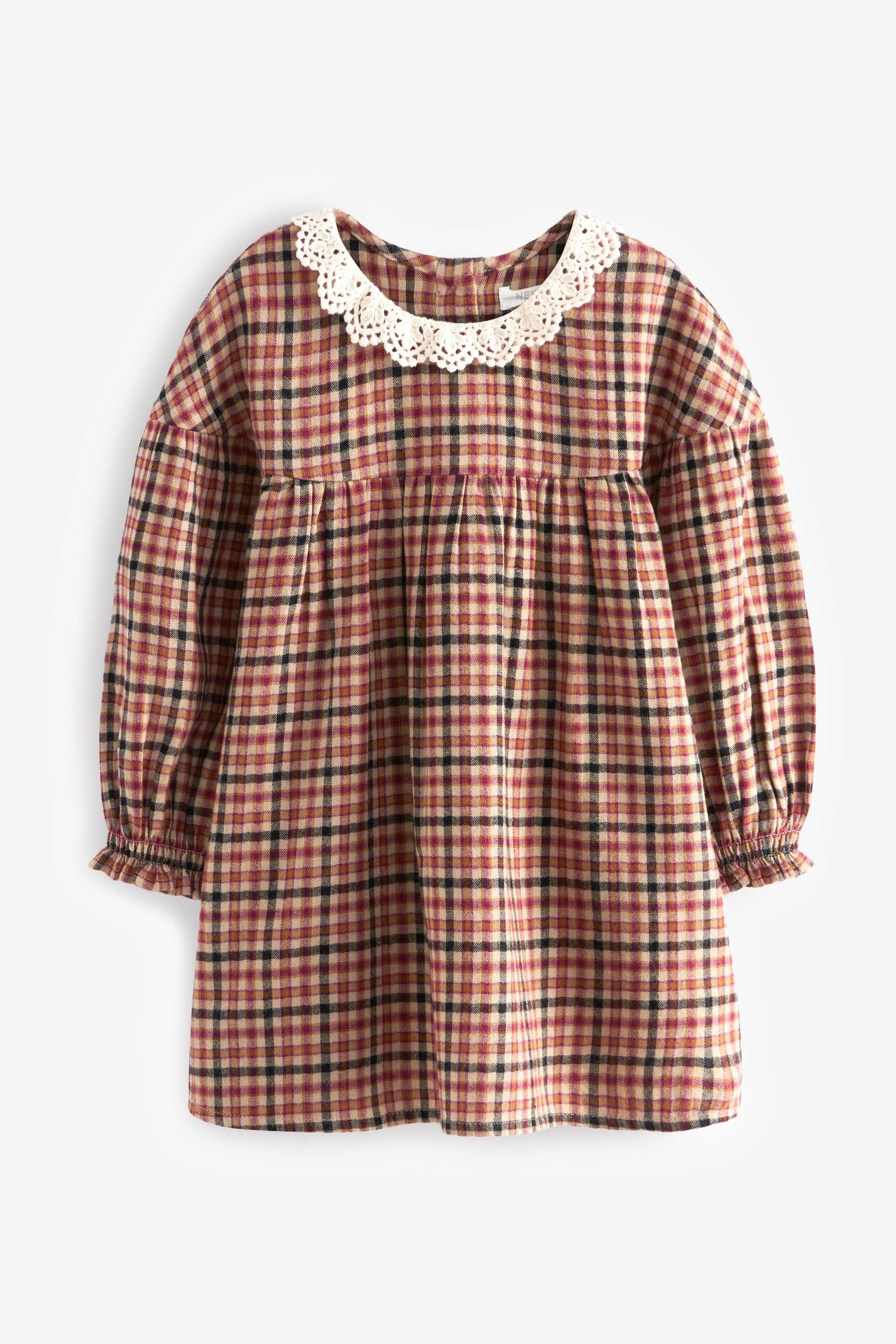 Heritage Check Lace Collar Dress (3mths-8yrs)