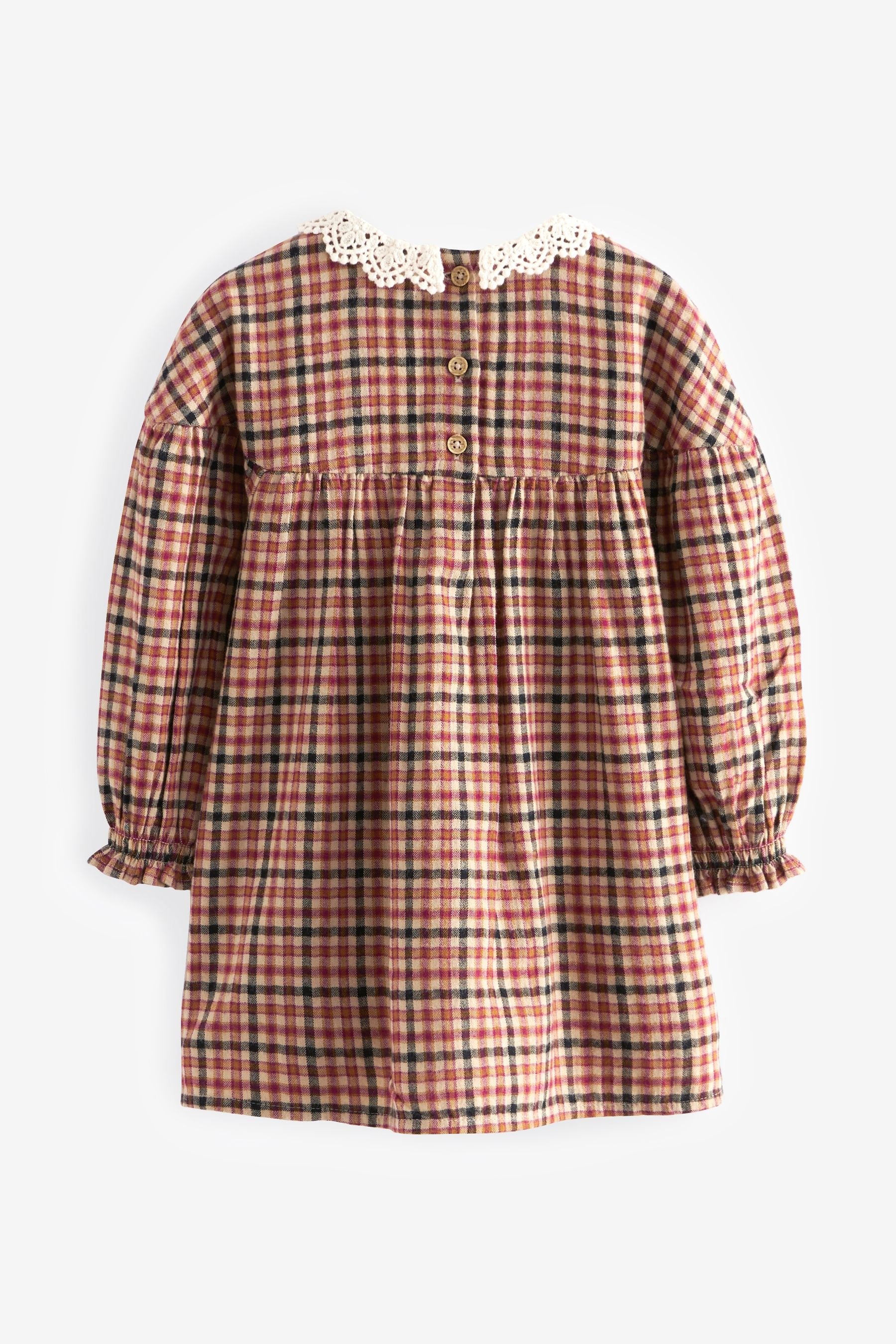 Heritage Check Lace Collar Dress (3mths-8yrs)