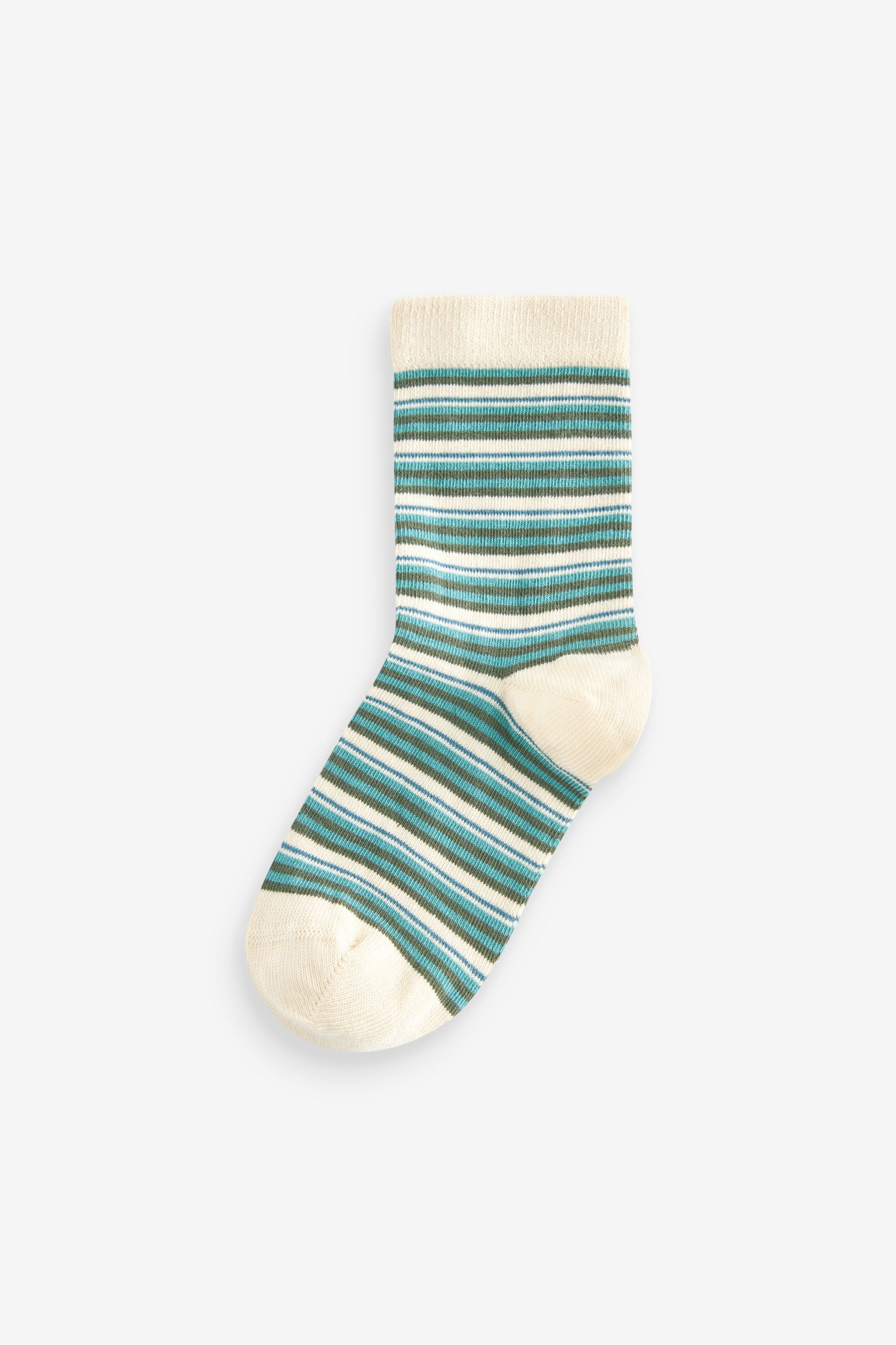 Stripe Cotton Rich Socks 5 Pack