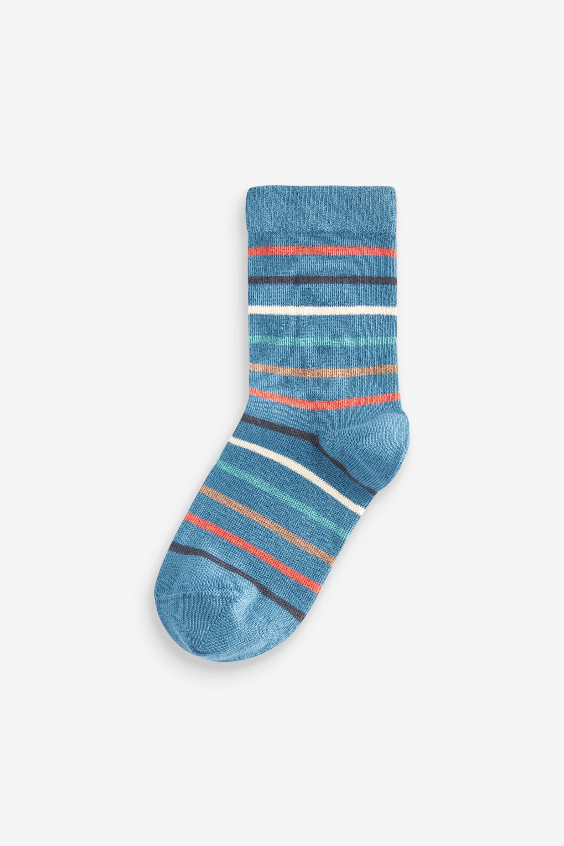 Stripe Cotton Rich Socks 5 Pack