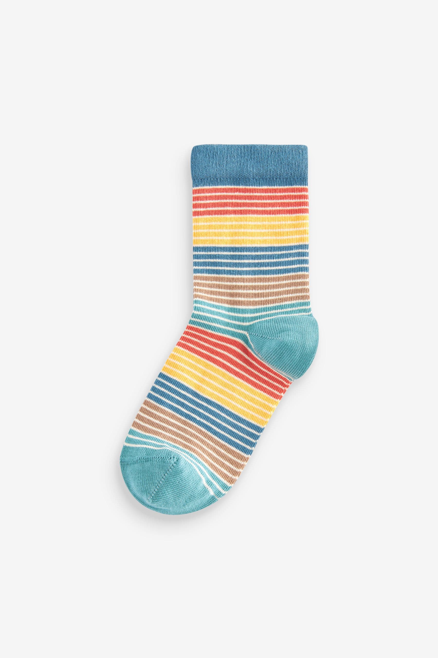 Stripe Cotton Rich Socks 5 Pack