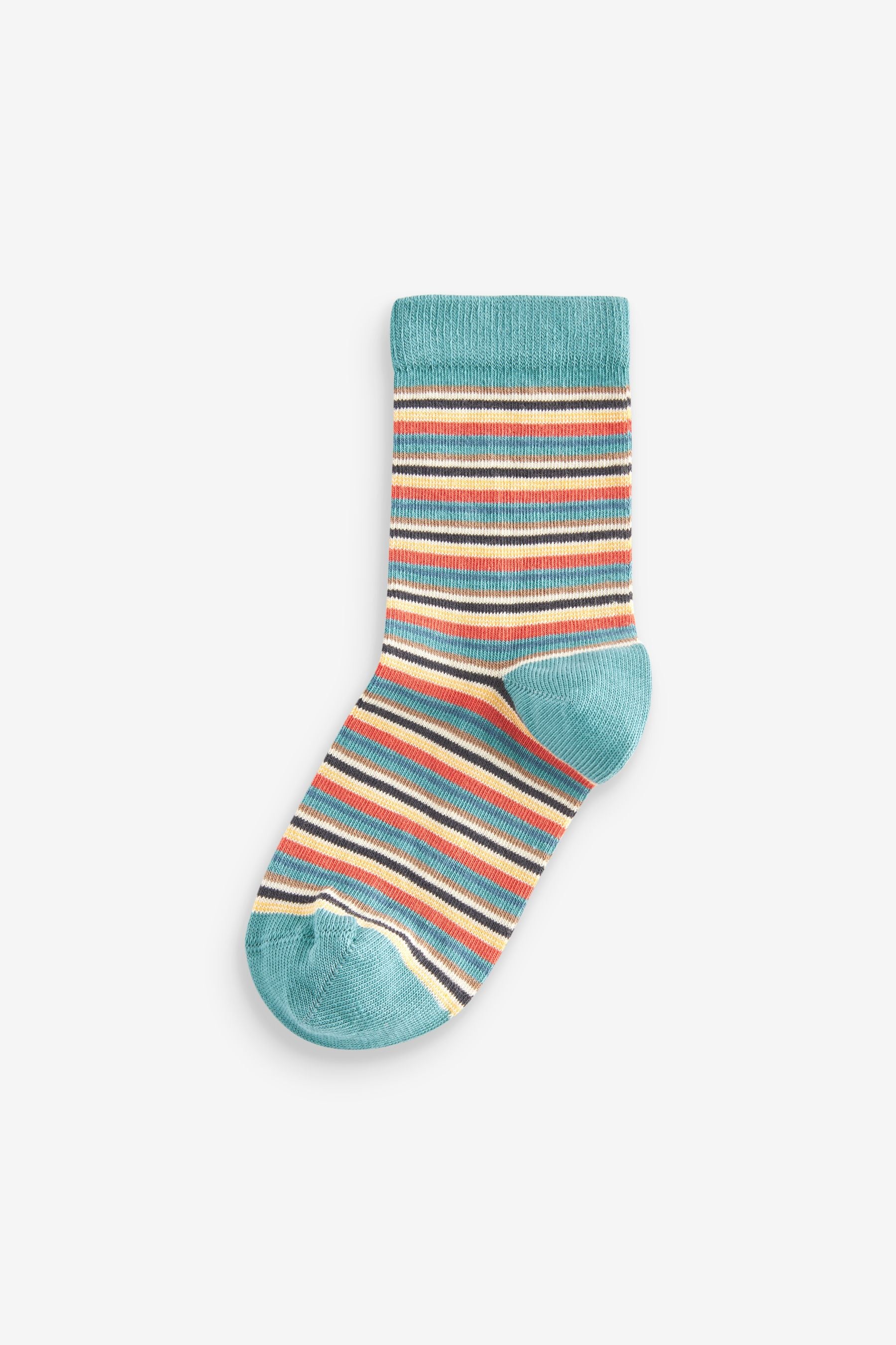 Stripe Cotton Rich Socks 5 Pack