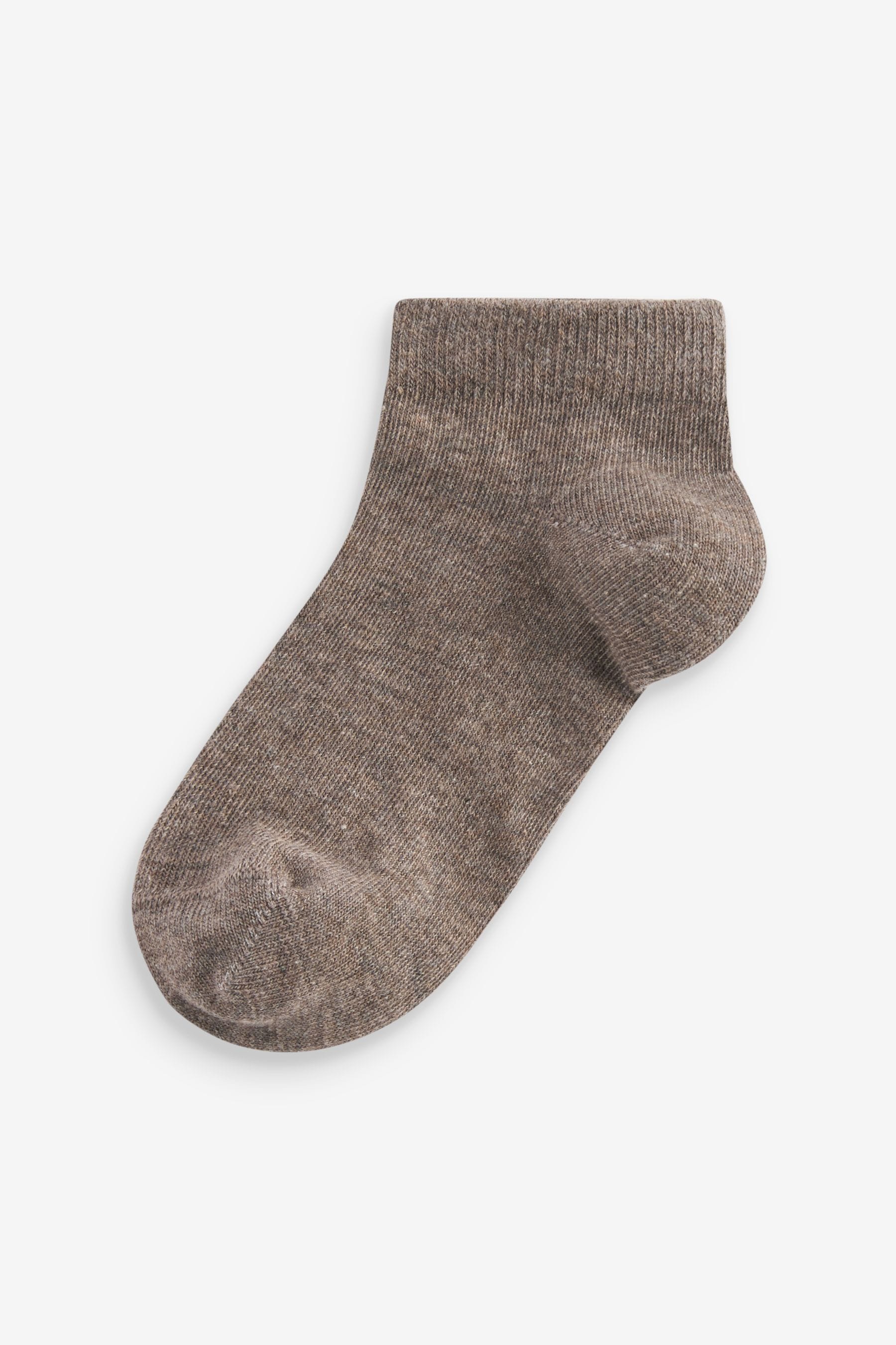 Neutral Cotton Rich Trainer Socks 7 Pack