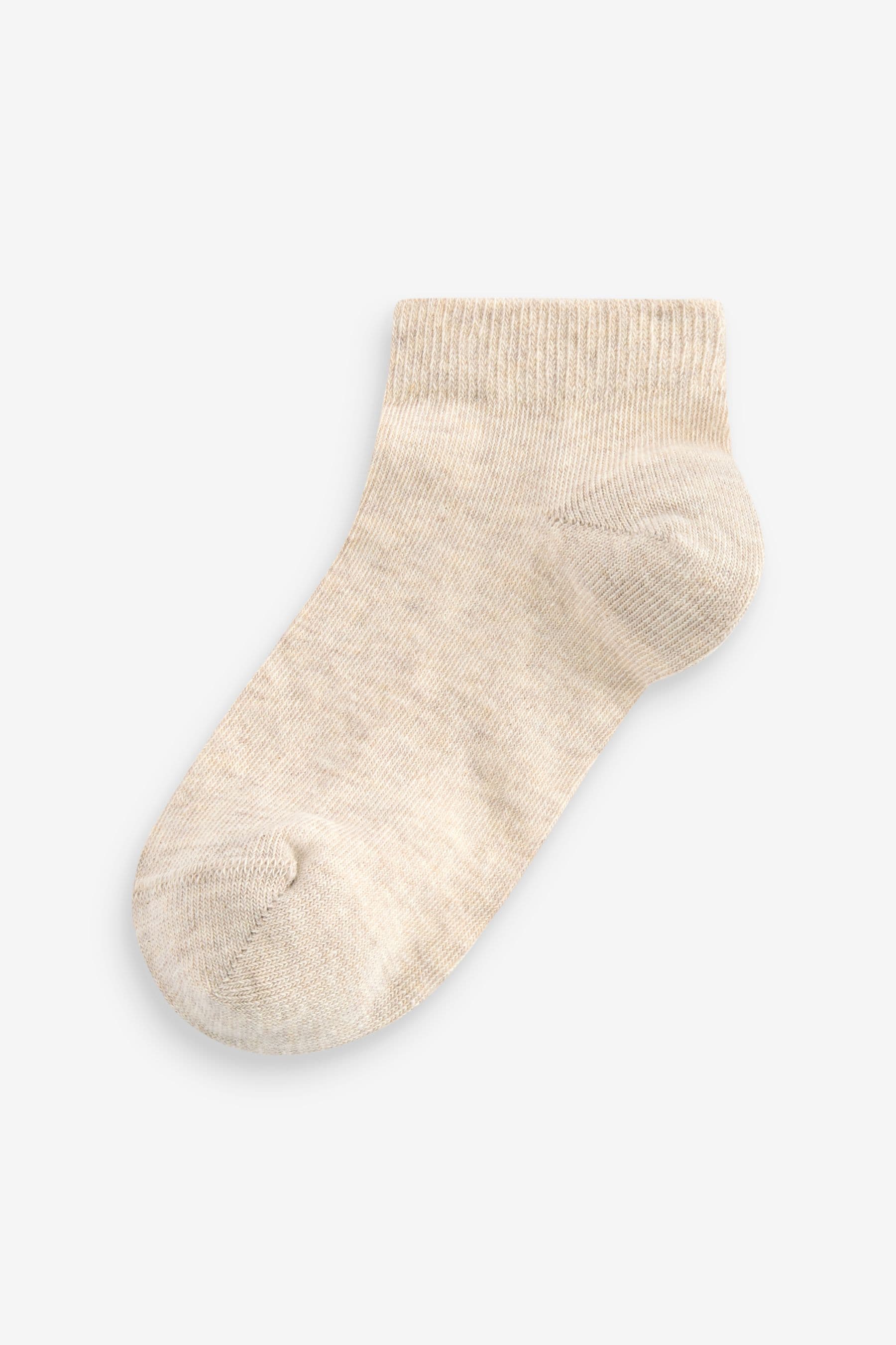 Neutral Cotton Rich Trainer Socks 7 Pack