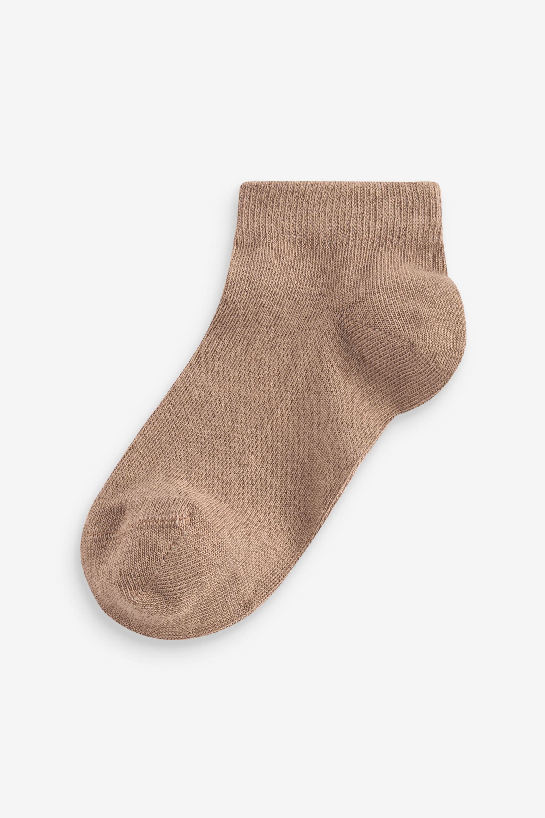 Neutral Cotton Rich Trainer Socks 7 Pack