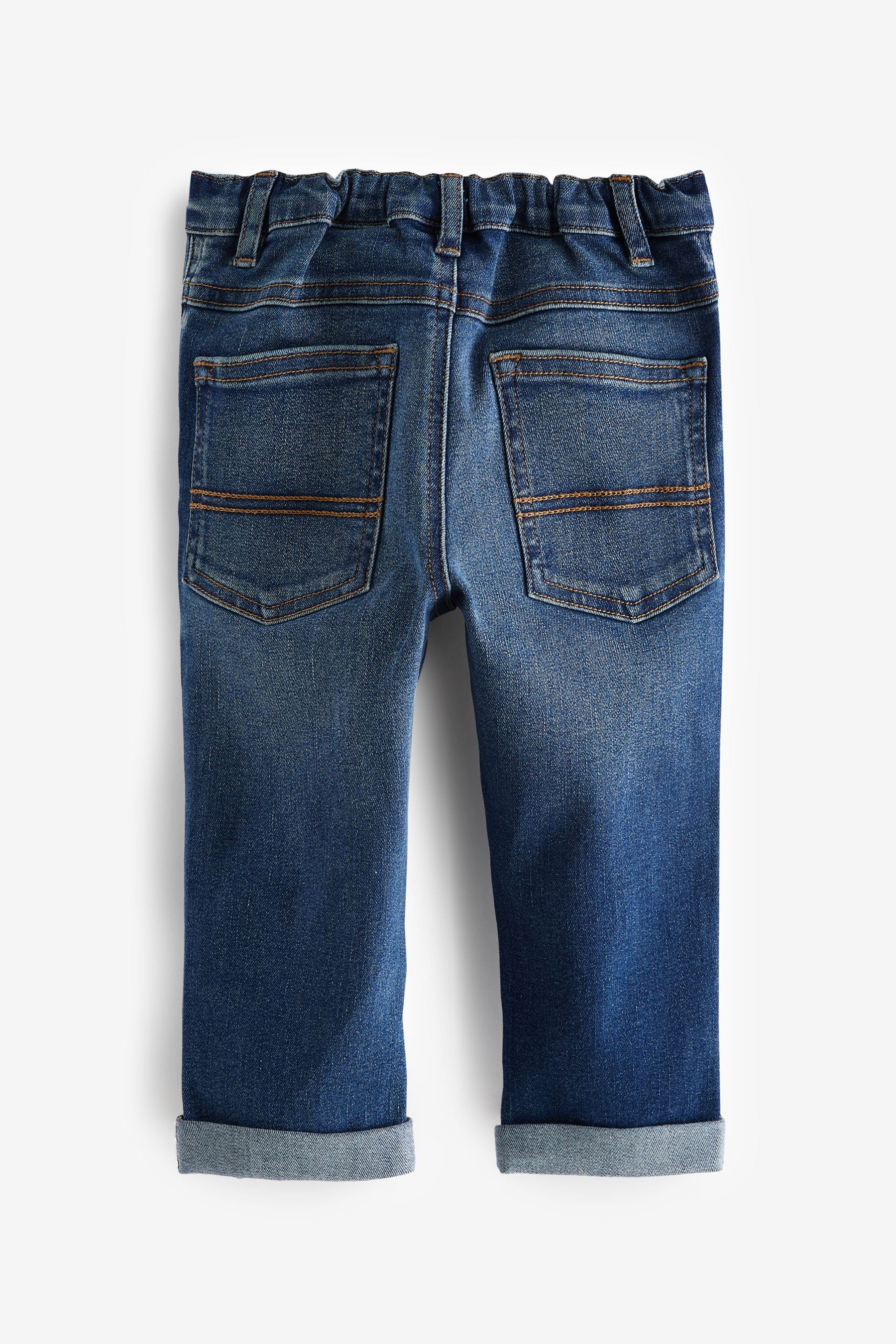 Mid Blue Denim Comfort Stretch Jeans (3mths-7yrs)