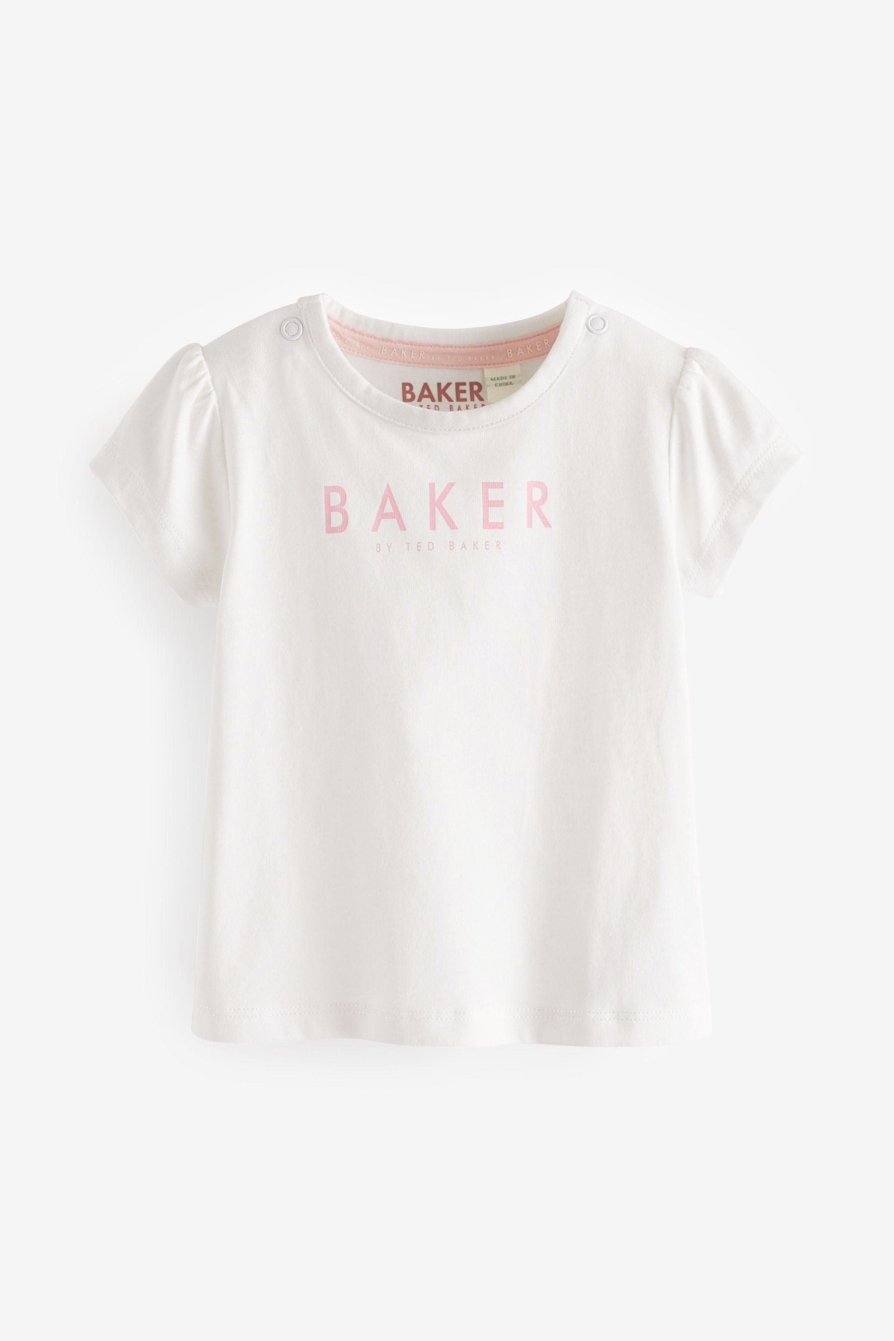 Baker by Ted Baker Frilled Floral Romper and T-Shirt Set