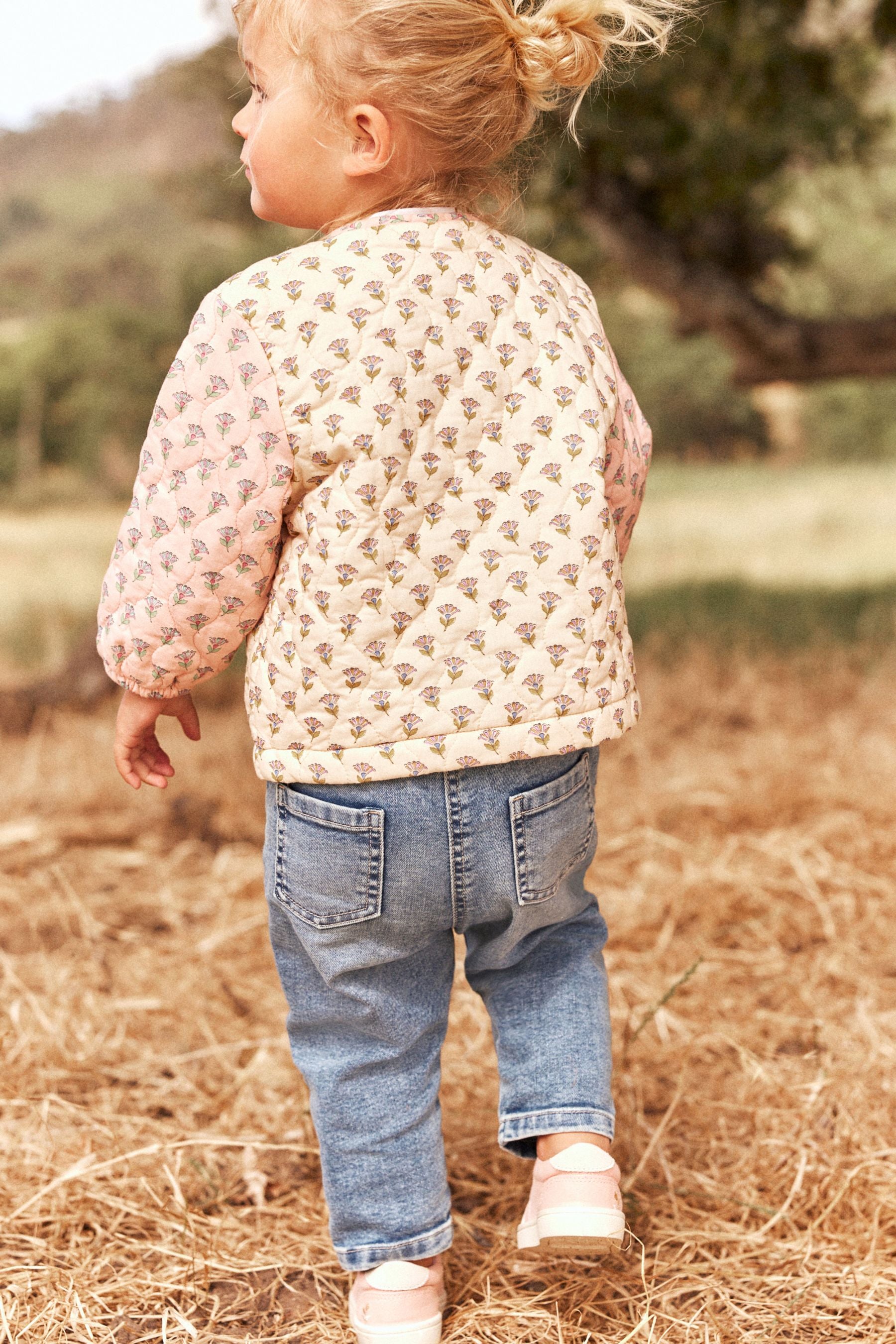 Multi Colourblock Quilted Jacket (3mths-7yrs)