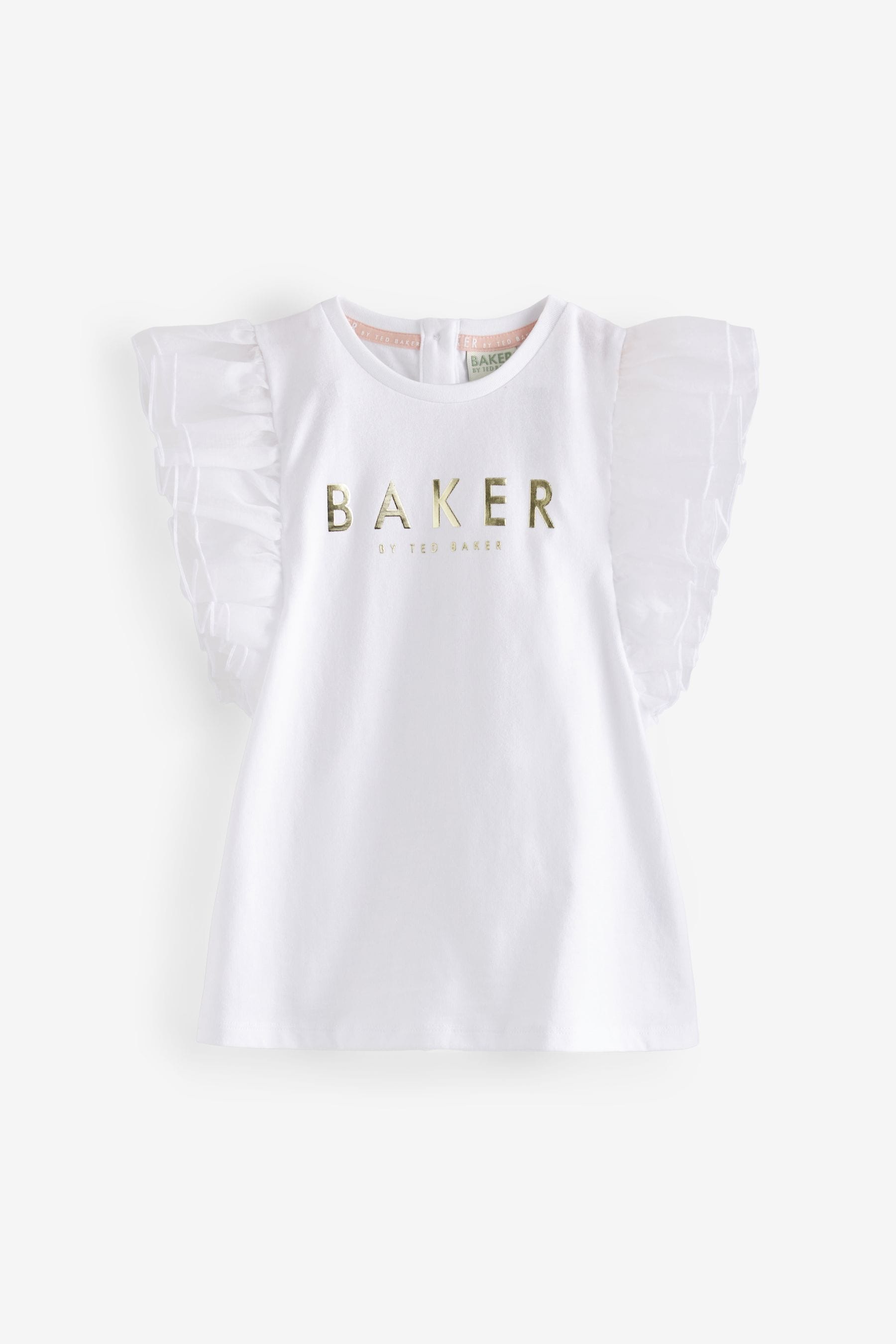 Baker by Ted Baker Organza 100% Cotton T-Shirt