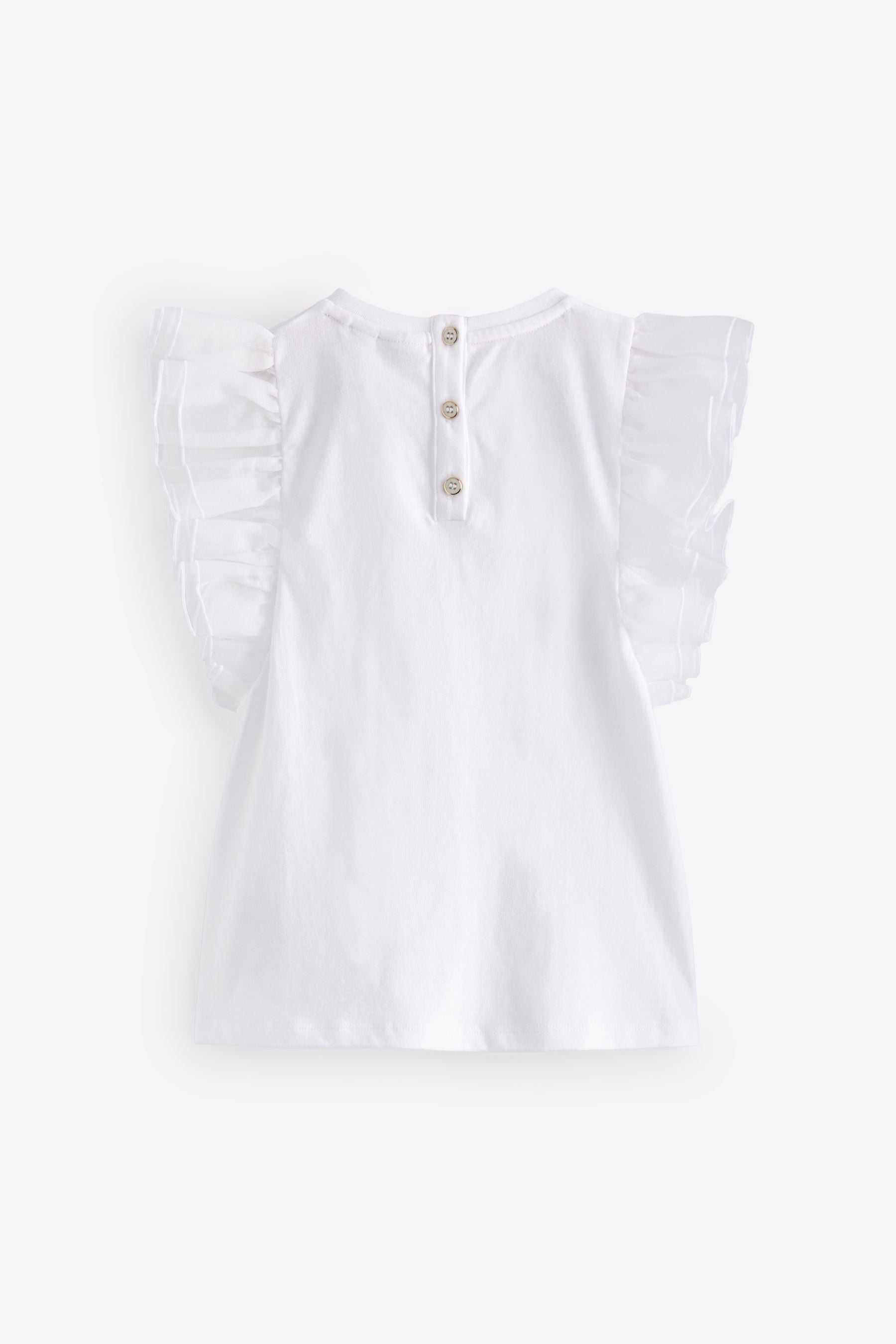 Baker by Ted Baker Organza 100% Cotton T-Shirt