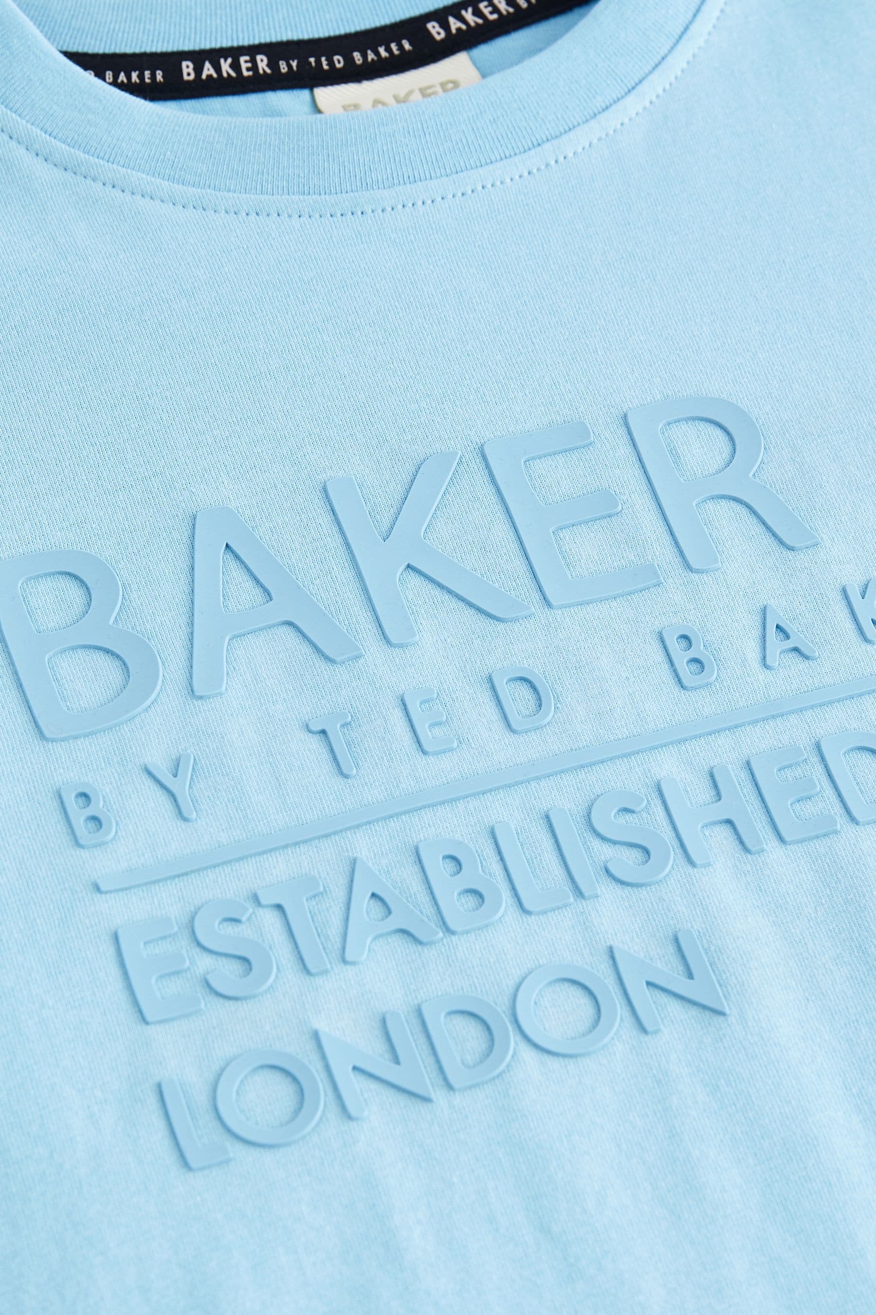 Blue Baker by Ted Baker Blue 100% Cotton T-Shirt