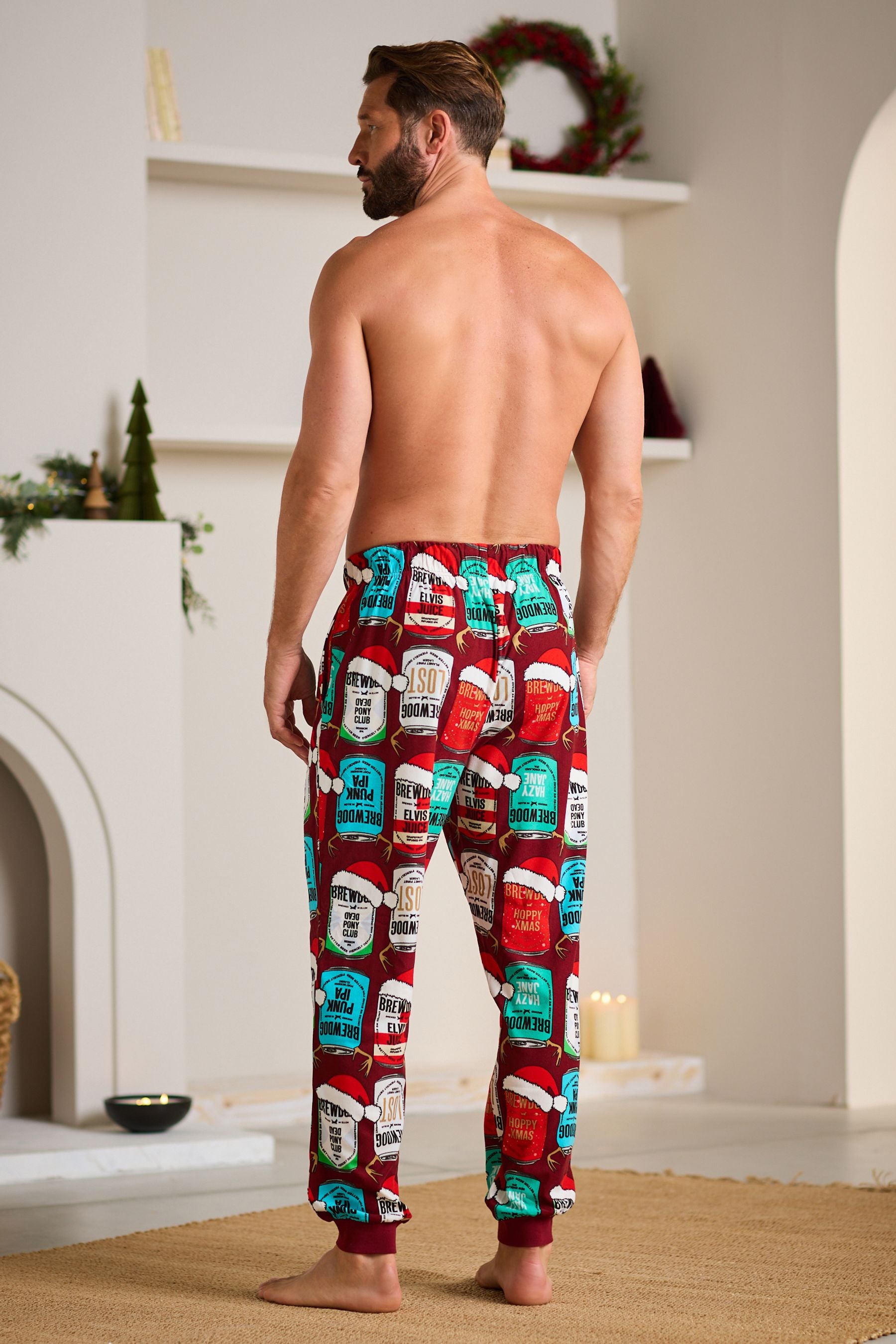 Red Brewdog Christmas License Pyjama Bottoms