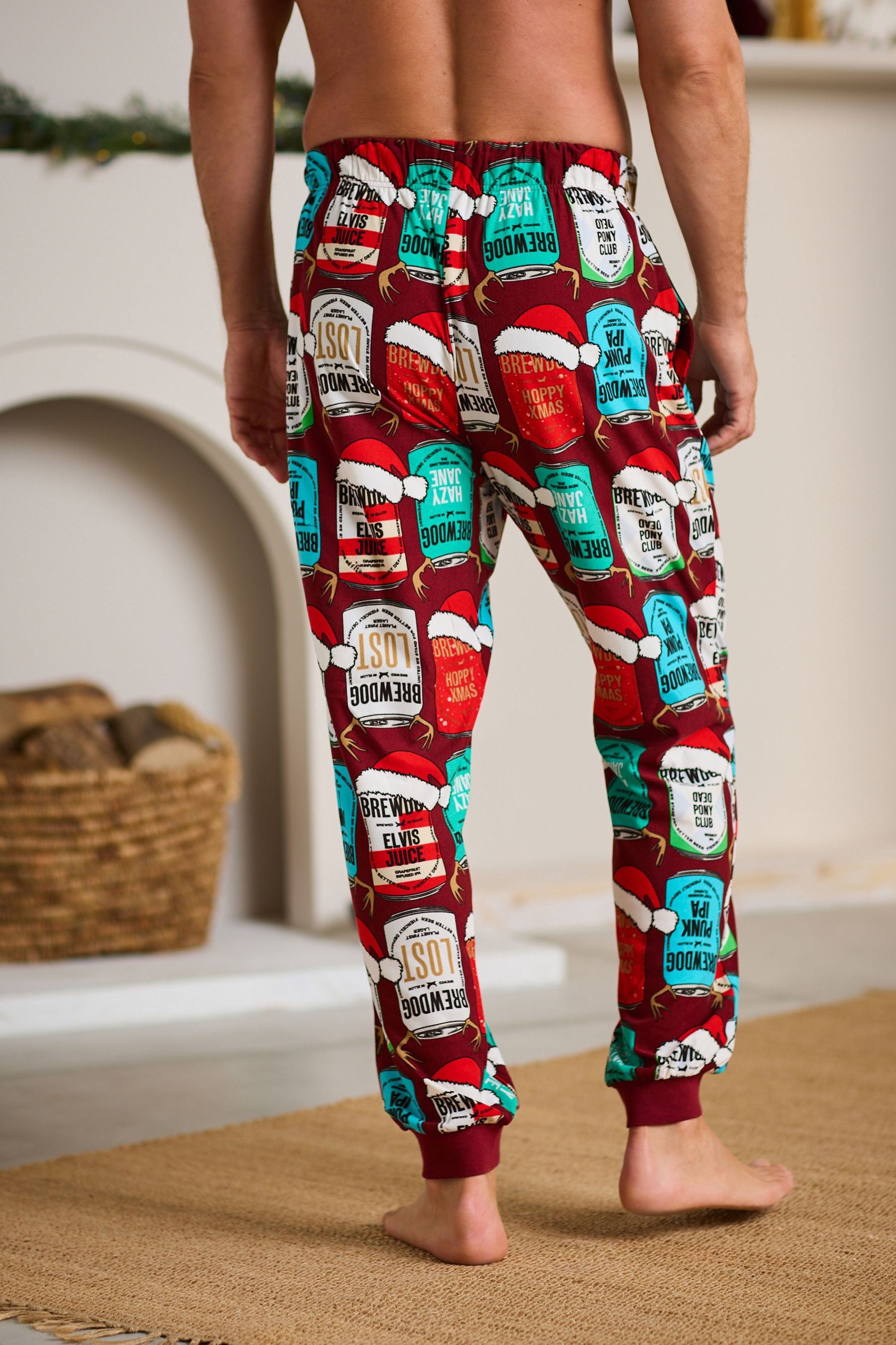 Red Brewdog Christmas License Pyjama Bottoms