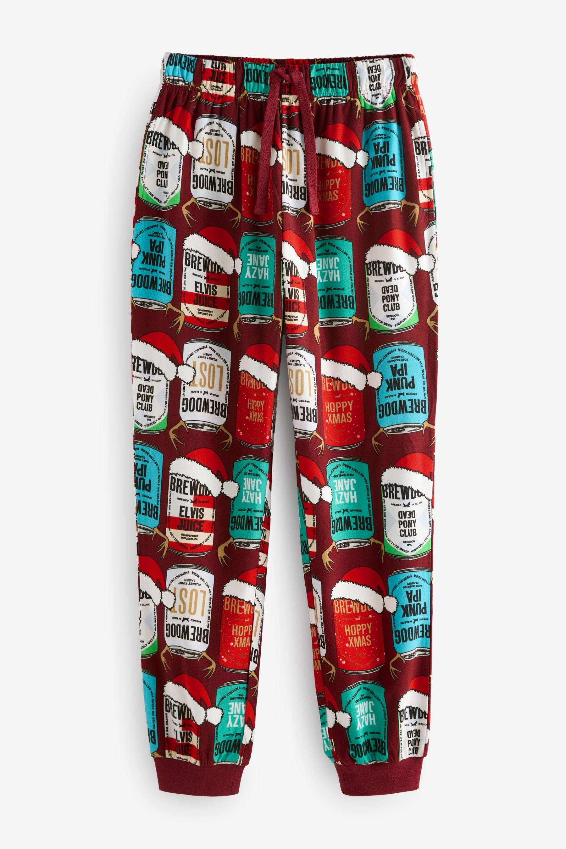 Red Brewdog Christmas License Pyjama Bottoms