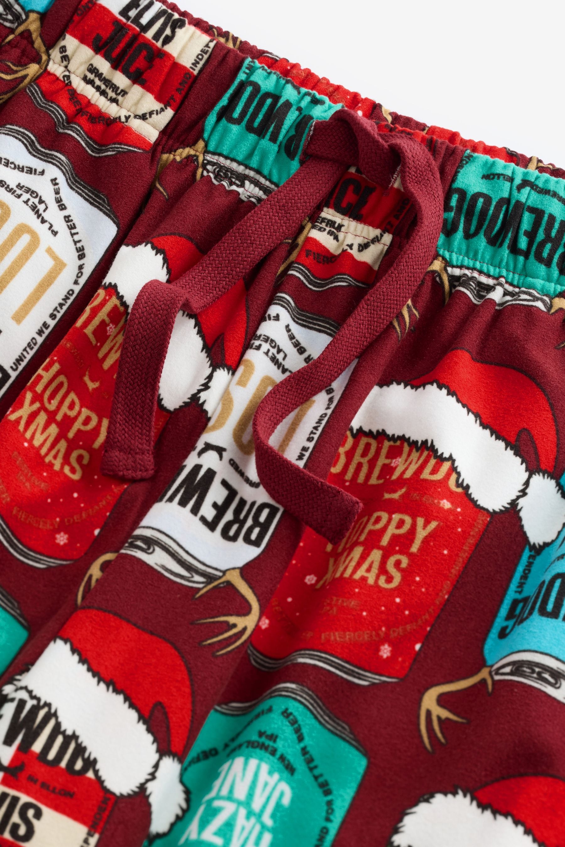 Red Brewdog Christmas License Pyjama Bottoms